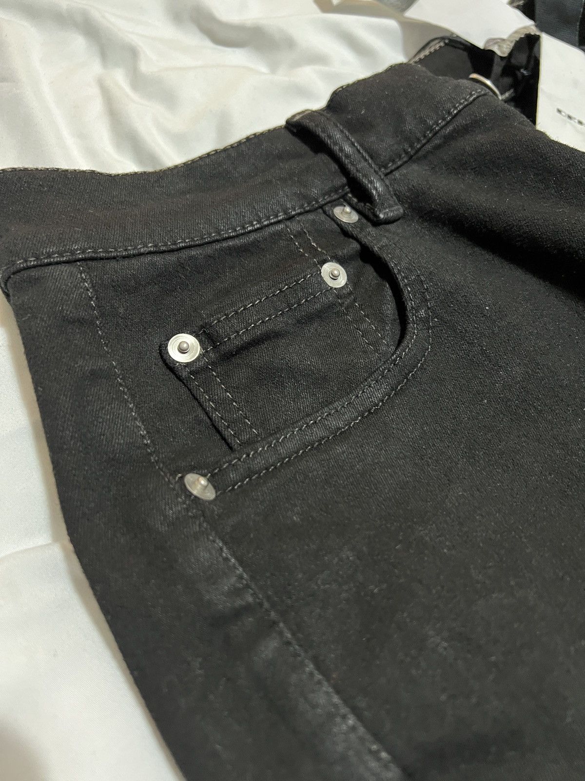 Rick Owens FW22 Denim Bolan Banana Pants Size US 28 / EU 44 - 5 Thumbnail
