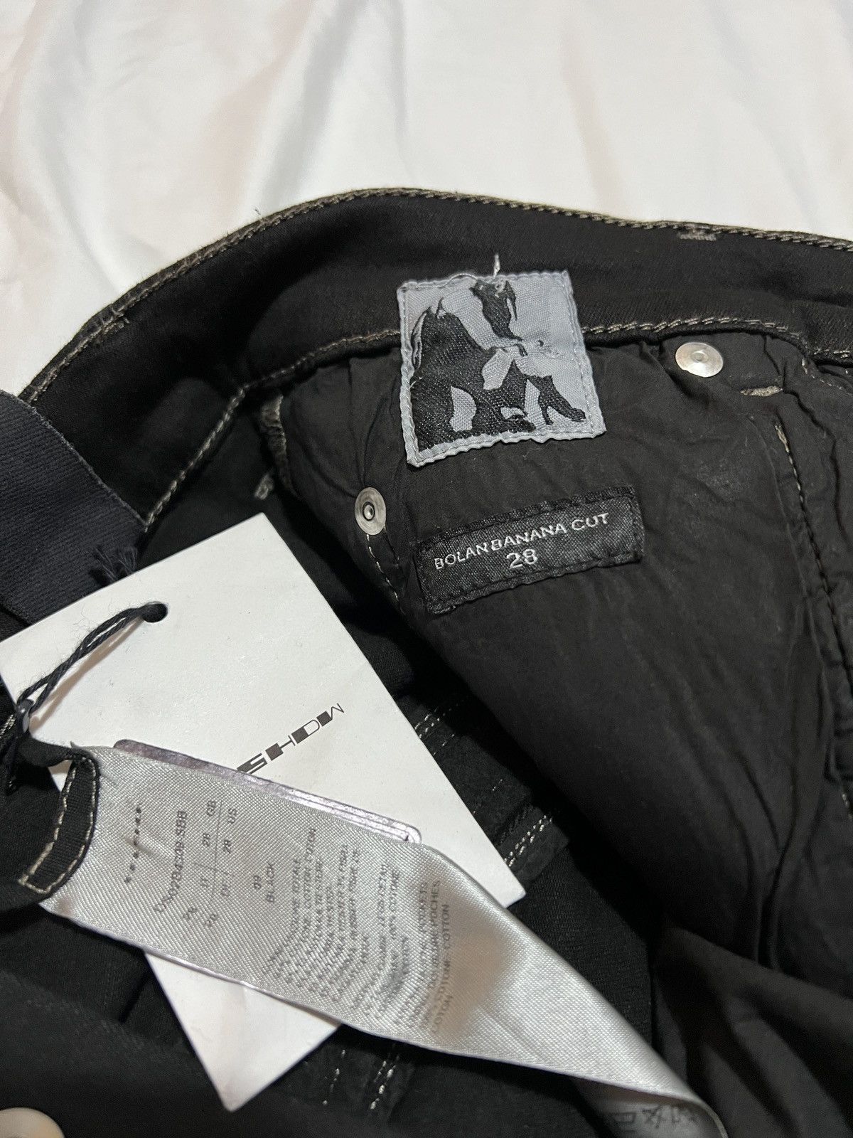 Rick Owens FW22 Denim Bolan Banana Pants Size US 28 / EU 44 - 8 Thumbnail