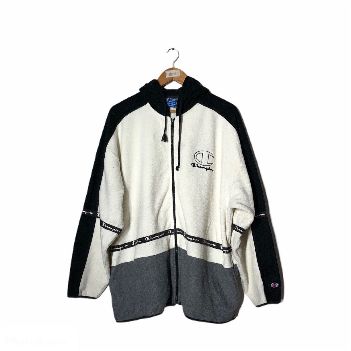 Champion SPELL OUT EMBROIDERY USA CHAMPION HOODIE ZIPPER Size US M / EU 48-50 / 2 - 2 Thumbnail