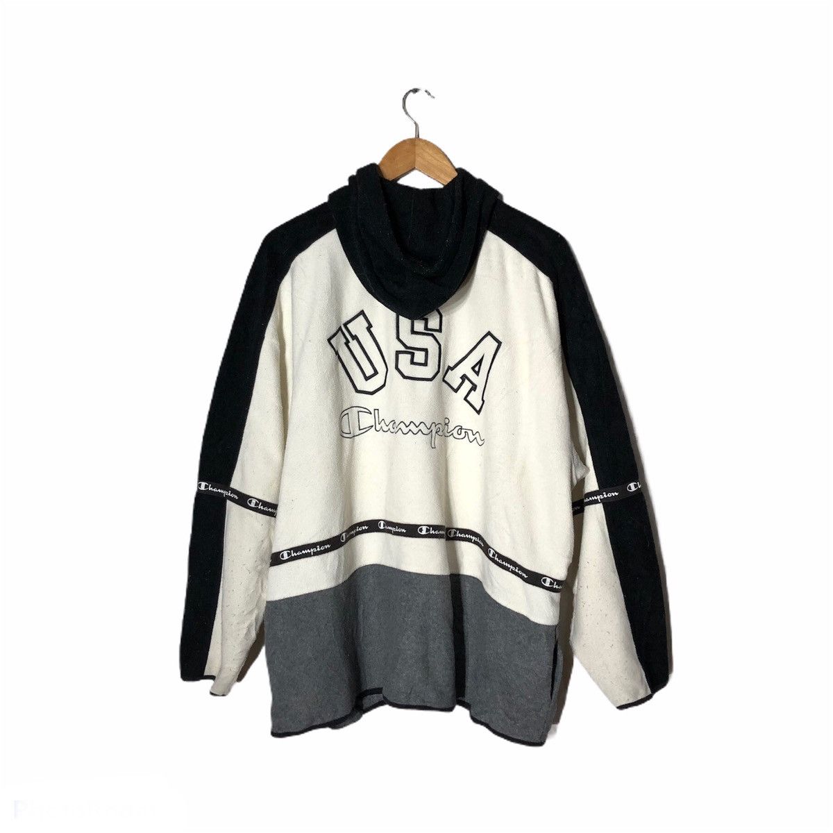Champion SPELL OUT EMBROIDERY USA CHAMPION HOODIE ZIPPER Size US M / EU 48-50 / 2 - 1 Thumbnail