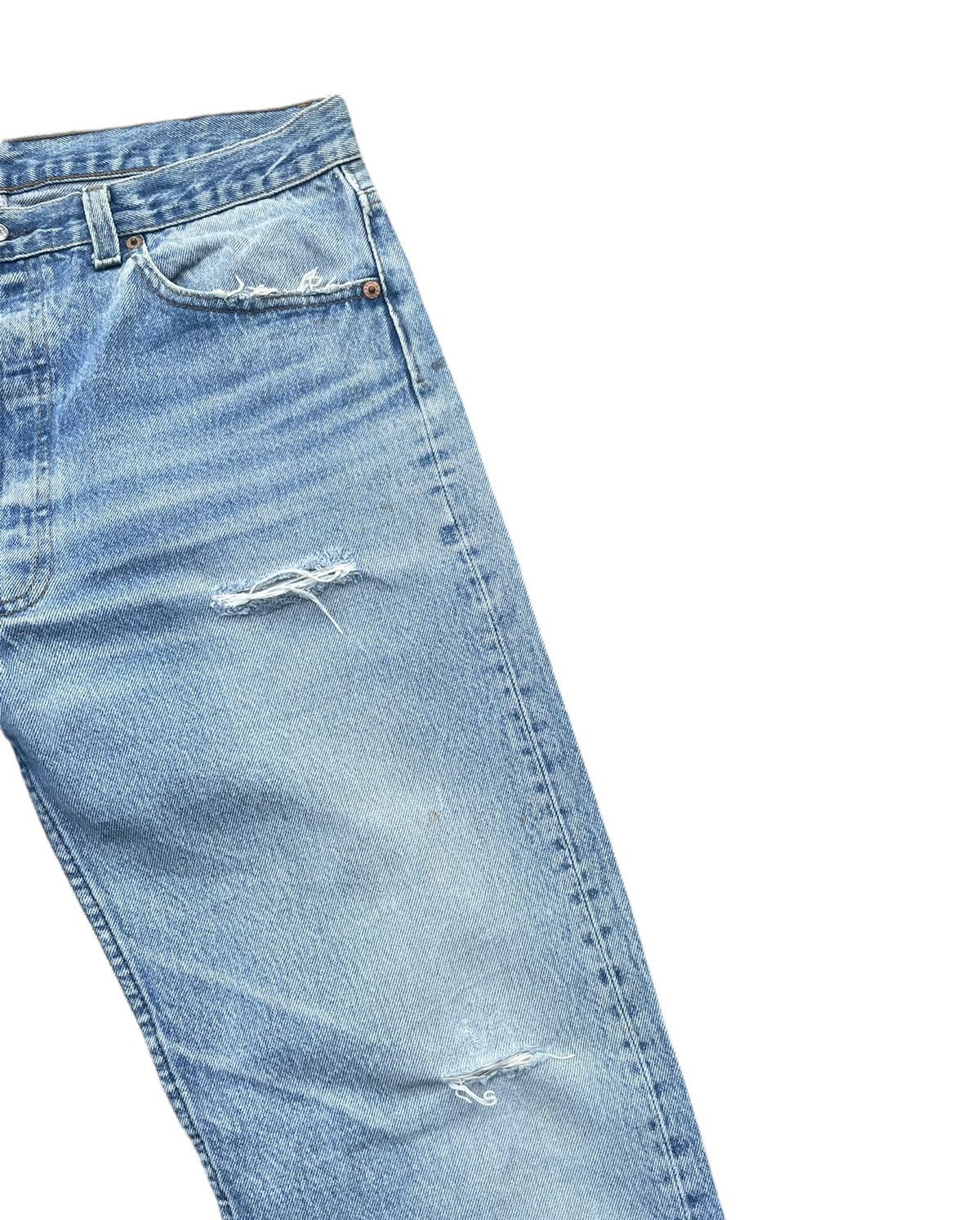 Levi's Vintage Levi’s 501 e 1991 Usa Aging Faded Distressed Size US 34 / EU 50 - 4 Thumbnail