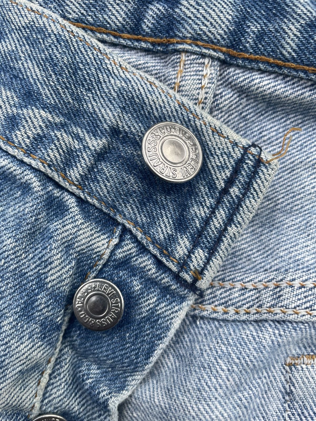 Levi's Vintage Levi’s 501 e 1991 Usa Aging Faded Distressed Size US 34 / EU 50 - 19 Thumbnail