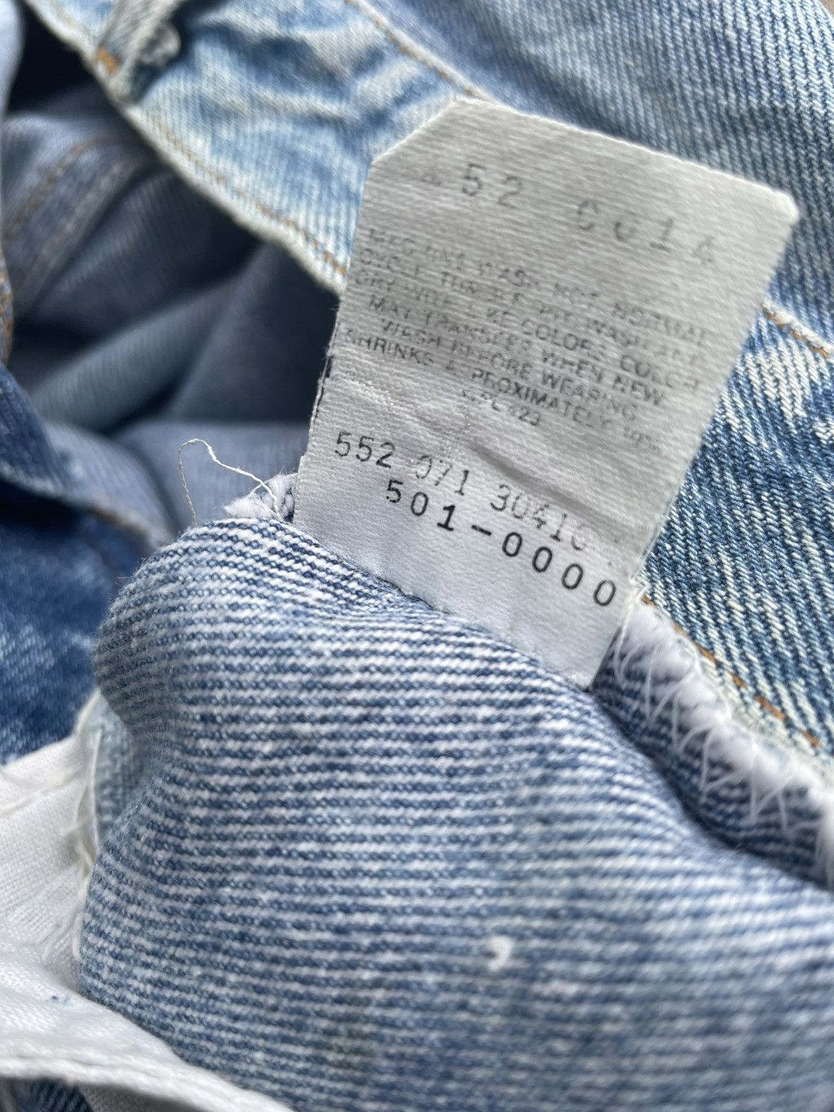 Levi's Vintage Levi’s 501 e 1991 Usa Aging Faded Distressed Size US 34 / EU 50 - 16 Thumbnail