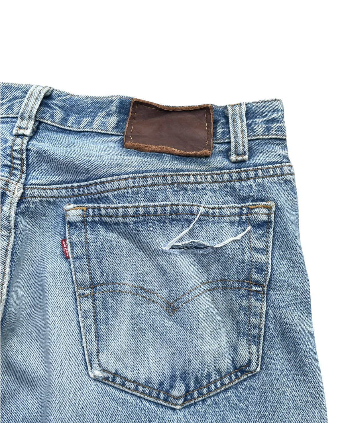 Levi's Vintage Levi’s 501 e 1991 Usa Aging Faded Distressed Size US 34 / EU 50 - 13 Thumbnail