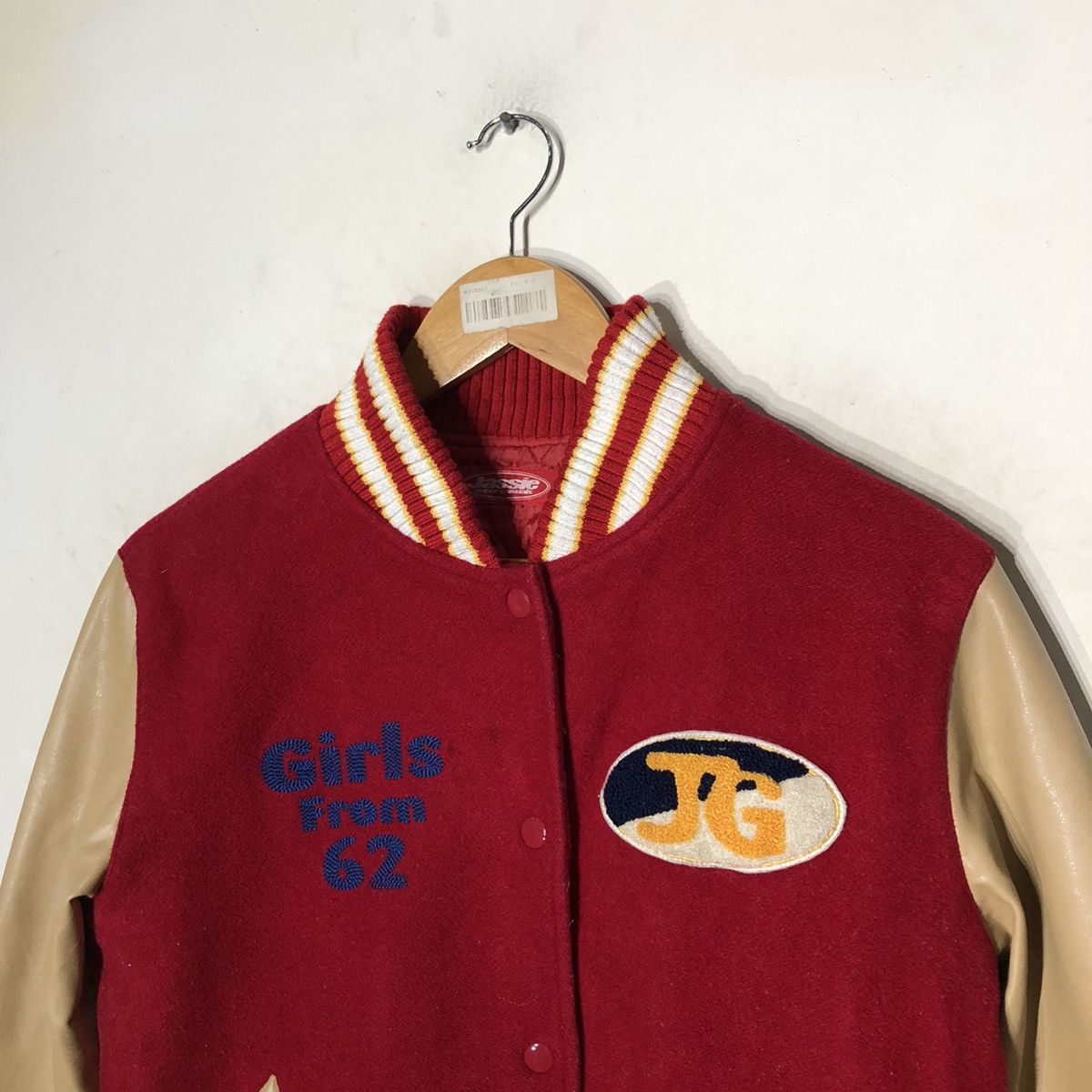 Japanese Brand JESSIE JEANS GIRLS FROM 62 VARSITY JACKET Size US M / EU 48-50 / 2 - 5 Thumbnail