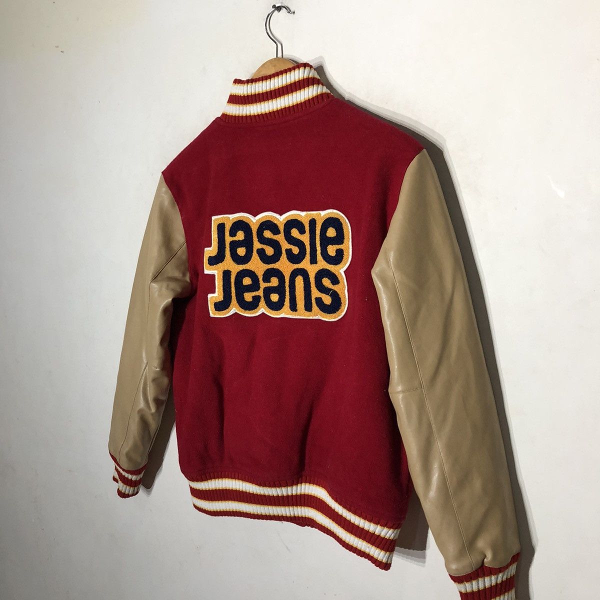 Japanese Brand JESSIE JEANS GIRLS FROM 62 VARSITY JACKET Size US M / EU 48-50 / 2 - 8 Thumbnail