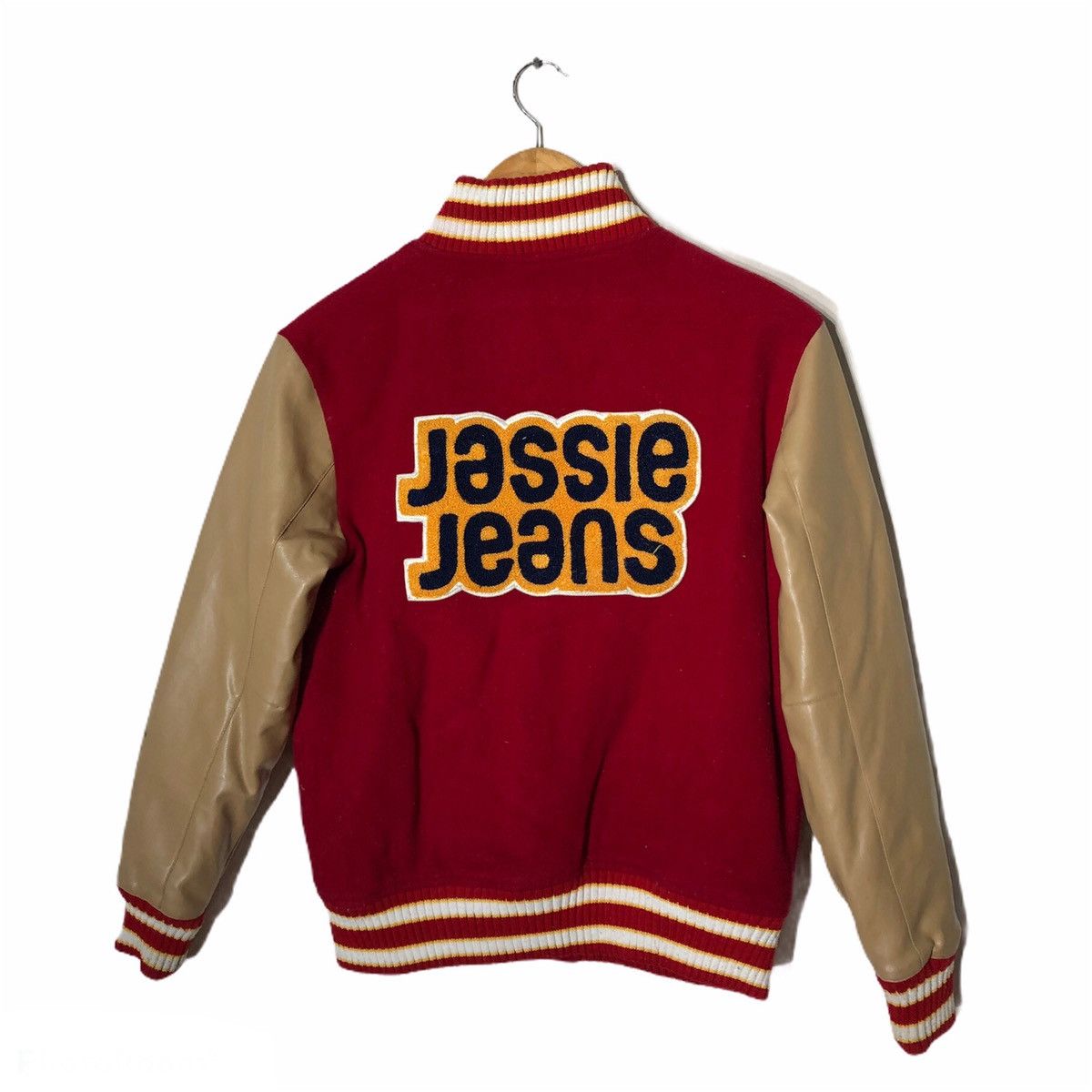 Japanese Brand JESSIE JEANS GIRLS FROM 62 VARSITY JACKET Size US M / EU 48-50 / 2 - 1 Thumbnail