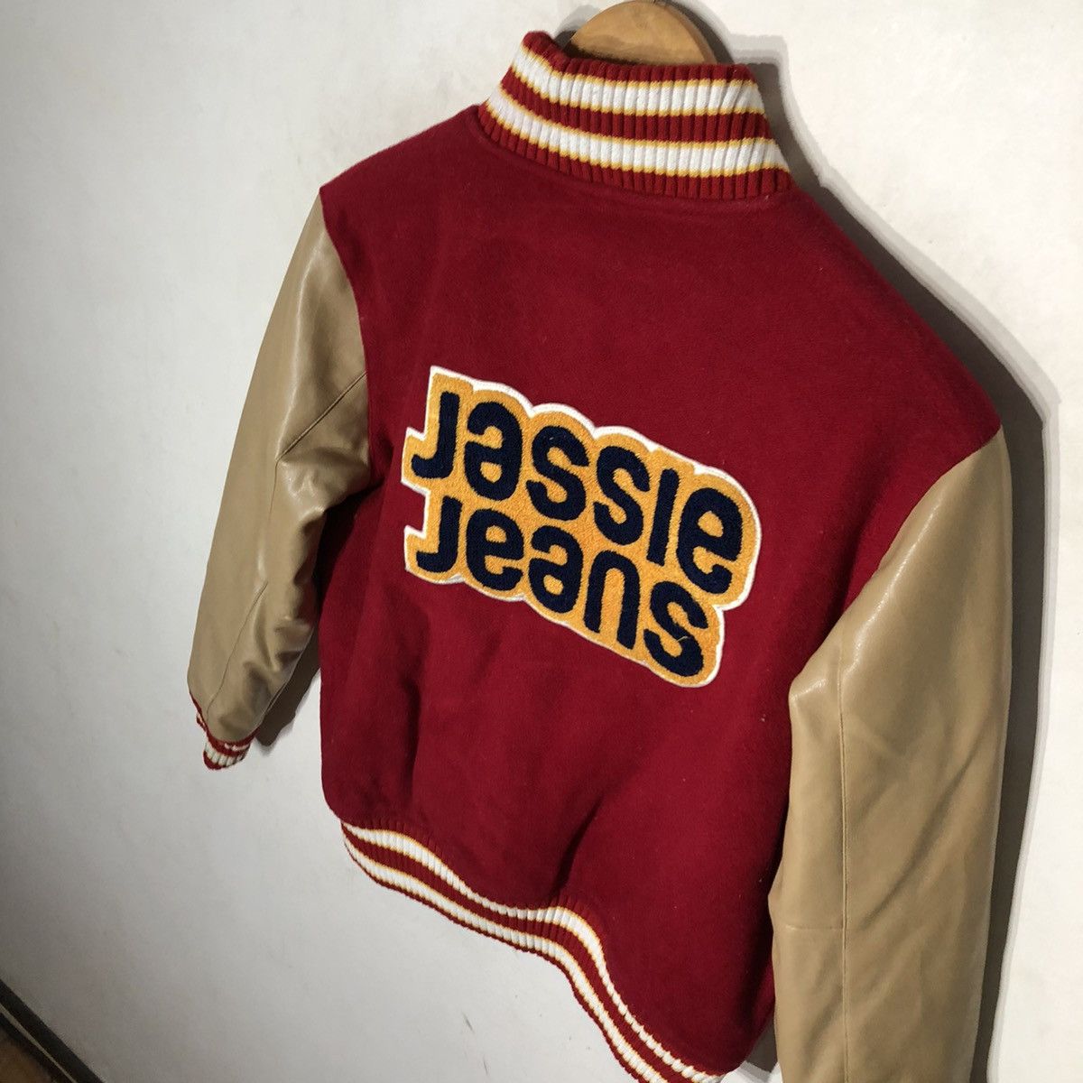 Japanese Brand JESSIE JEANS GIRLS FROM 62 VARSITY JACKET Size US M / EU 48-50 / 2 - 9 Thumbnail