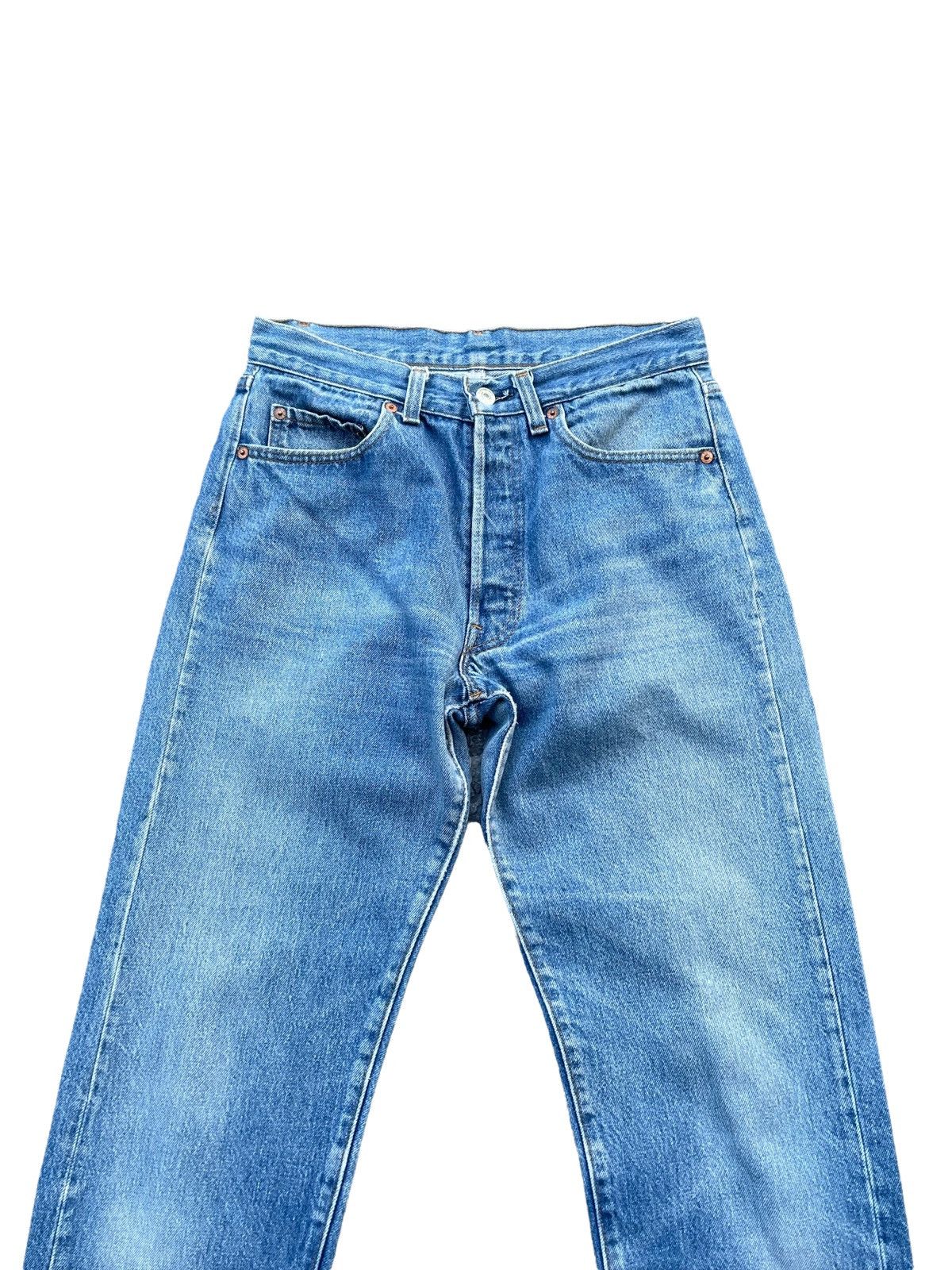 Levi's Vintage 1983 Levis 501 Single R Stone Wash Denim Size US 29 - 5 Thumbnail
