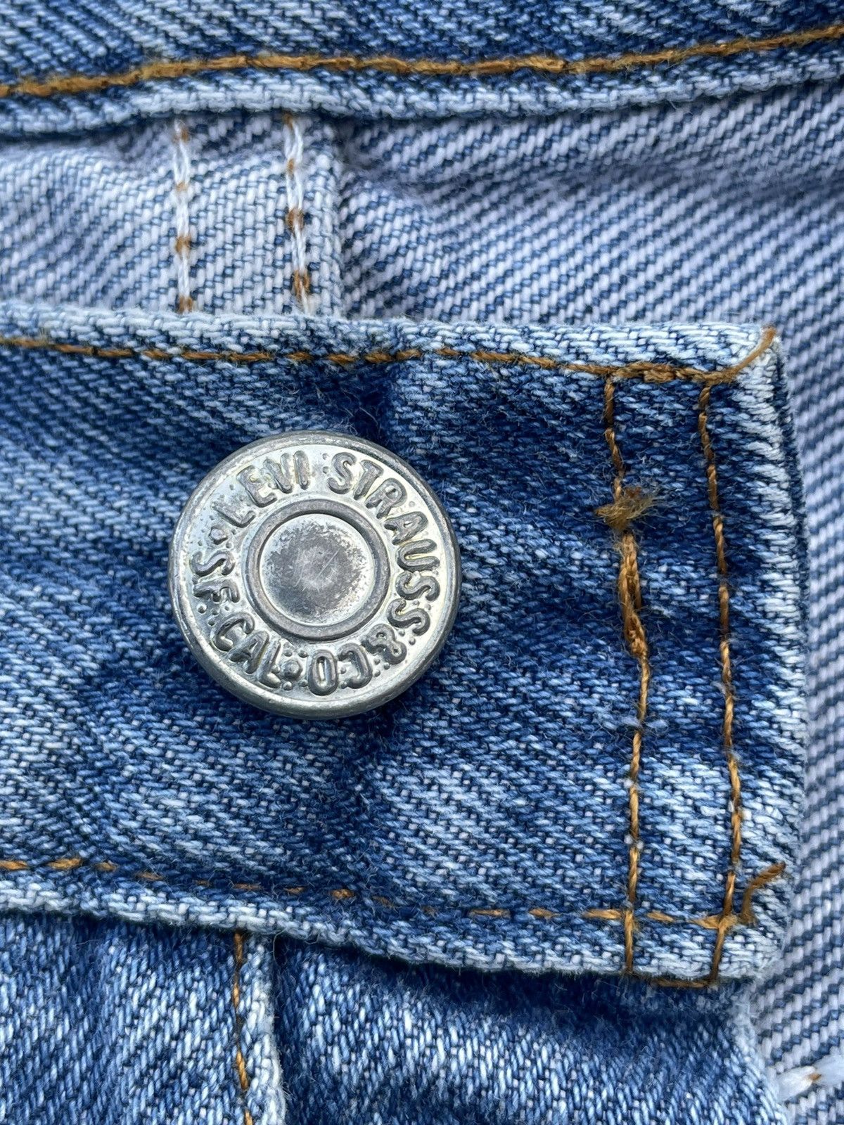 Levi's Vintage 1983 Levis 501 Single R Stone Wash Denim Size US 29 - 15 Thumbnail