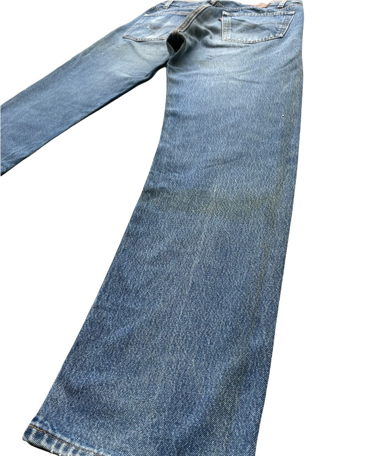 Levi's Vintage Levis 501 1988 Usa Aging Faded Wash Denim Size US 31 - 9 Thumbnail