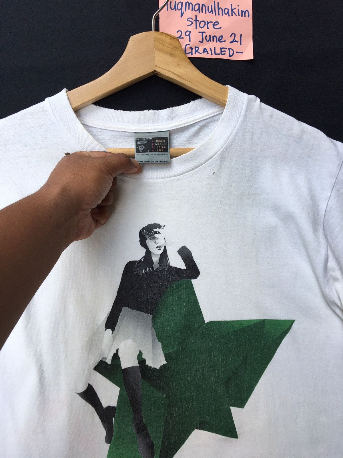 Bape Bapesta Girl Tee (2003) Size US M / EU 48-50 / 2 - 3 Thumbnail