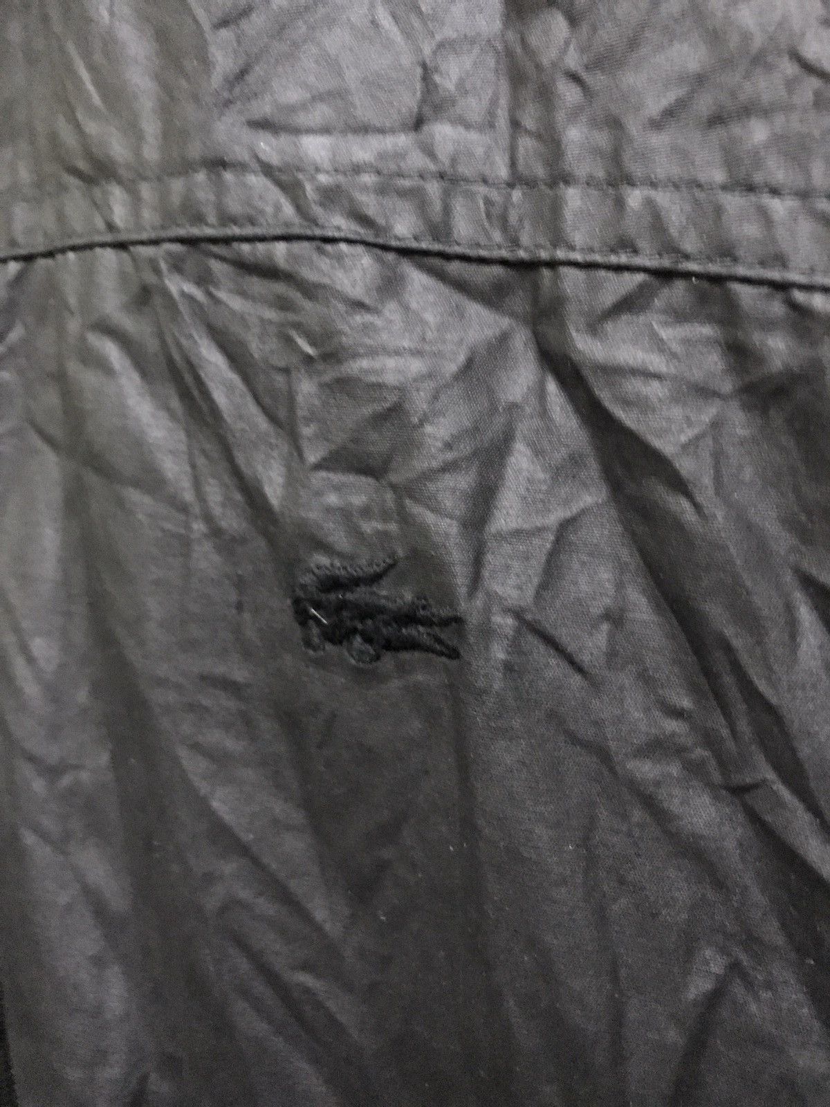 Japanese Brand × Lacoste Lacoste Wax Jacket Black Logo Size US L / EU 52-54 / 3 - 3 Thumbnail