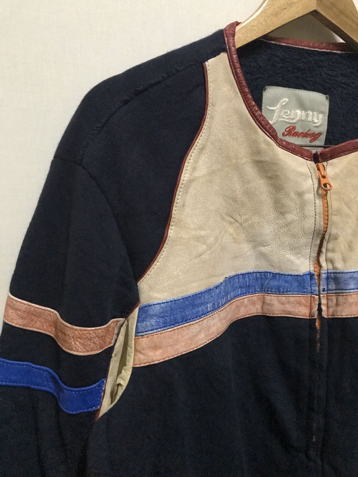Japanese Brand Lenny Racing Bikers Jacket Size US XL / EU 56 / 4 - 2 Thumbnail