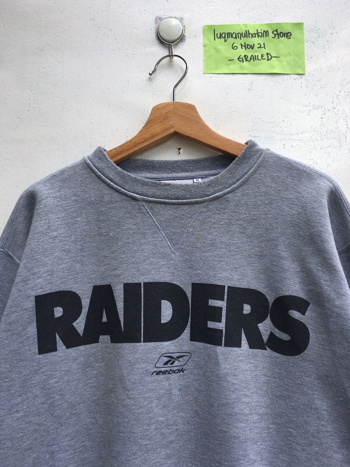 Vintage NFL Raiders Big Logo Sweater