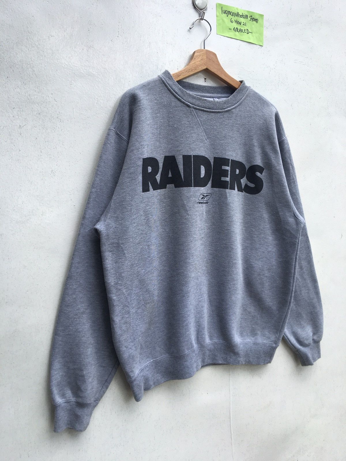 NFL Vintage NFL Raiders Big Logo Sweater Size US L / EU 52-54 / 3 - 3 Thumbnail