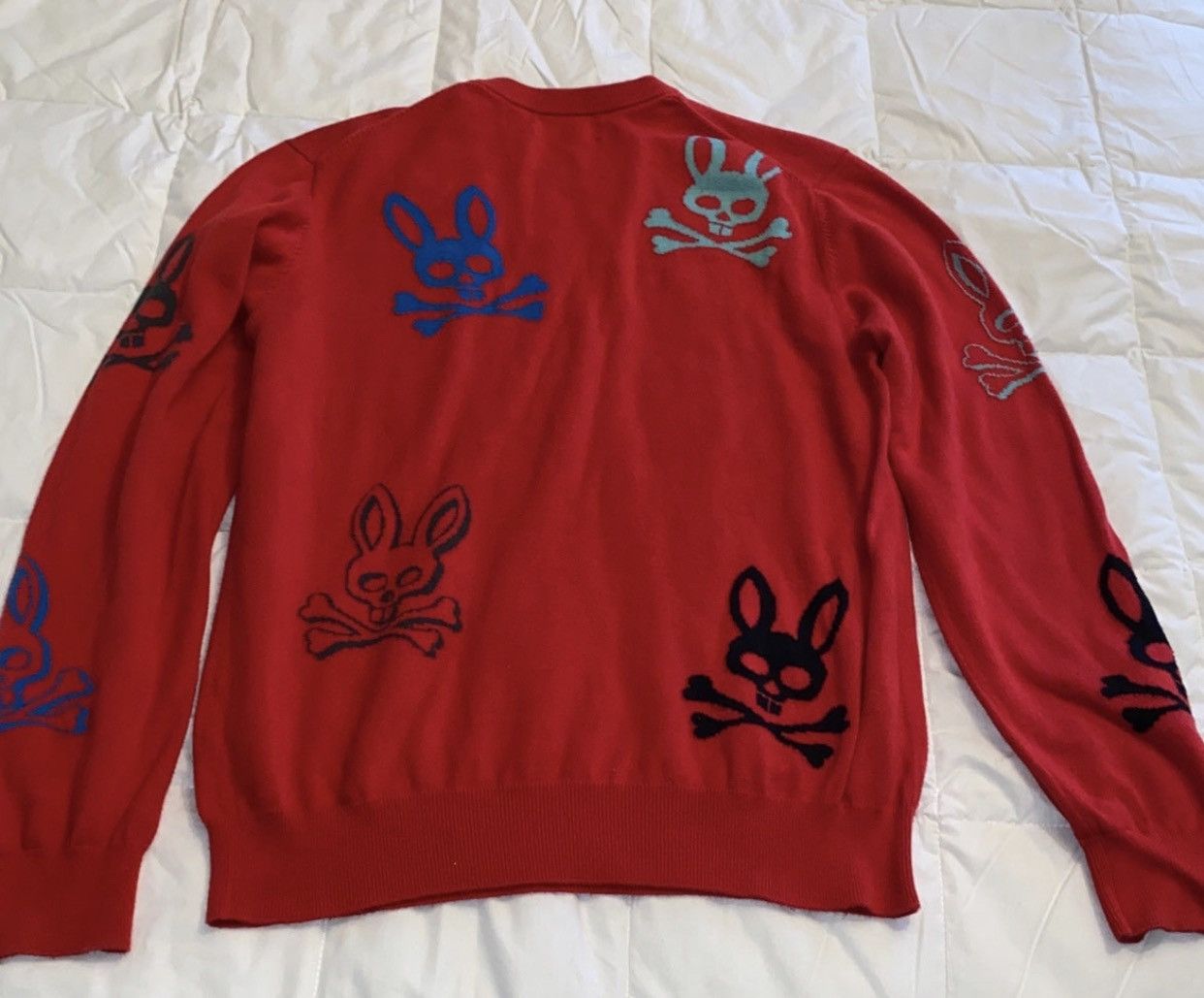 Psycho Bunny Psycho Bunny AllOver Logos embroidery Size Large Sweater Size US L / EU 52-54 / 3 - 5 Thumbnail