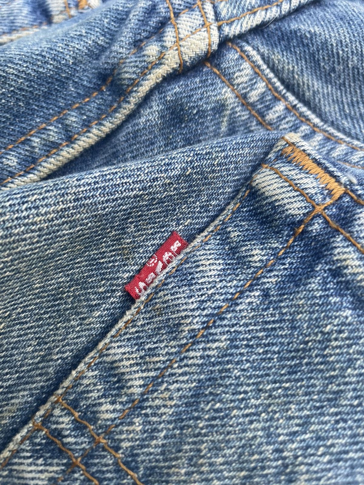 If Six Was Nine × Levi's × Vintage Vintage Levis 501 1991 USA Aging Faded Wash Denim Size US 33 - 10 Thumbnail