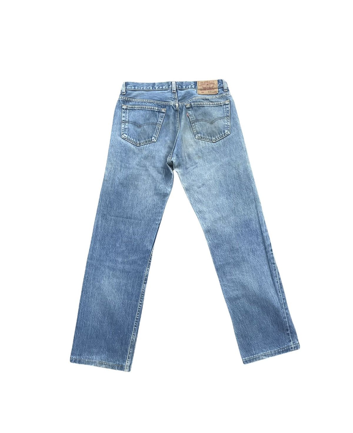 If Six Was Nine × Levi's × Vintage Vintage Levis 501 1991 USA Aging Faded Wash Denim Size US 33 - 5 Thumbnail