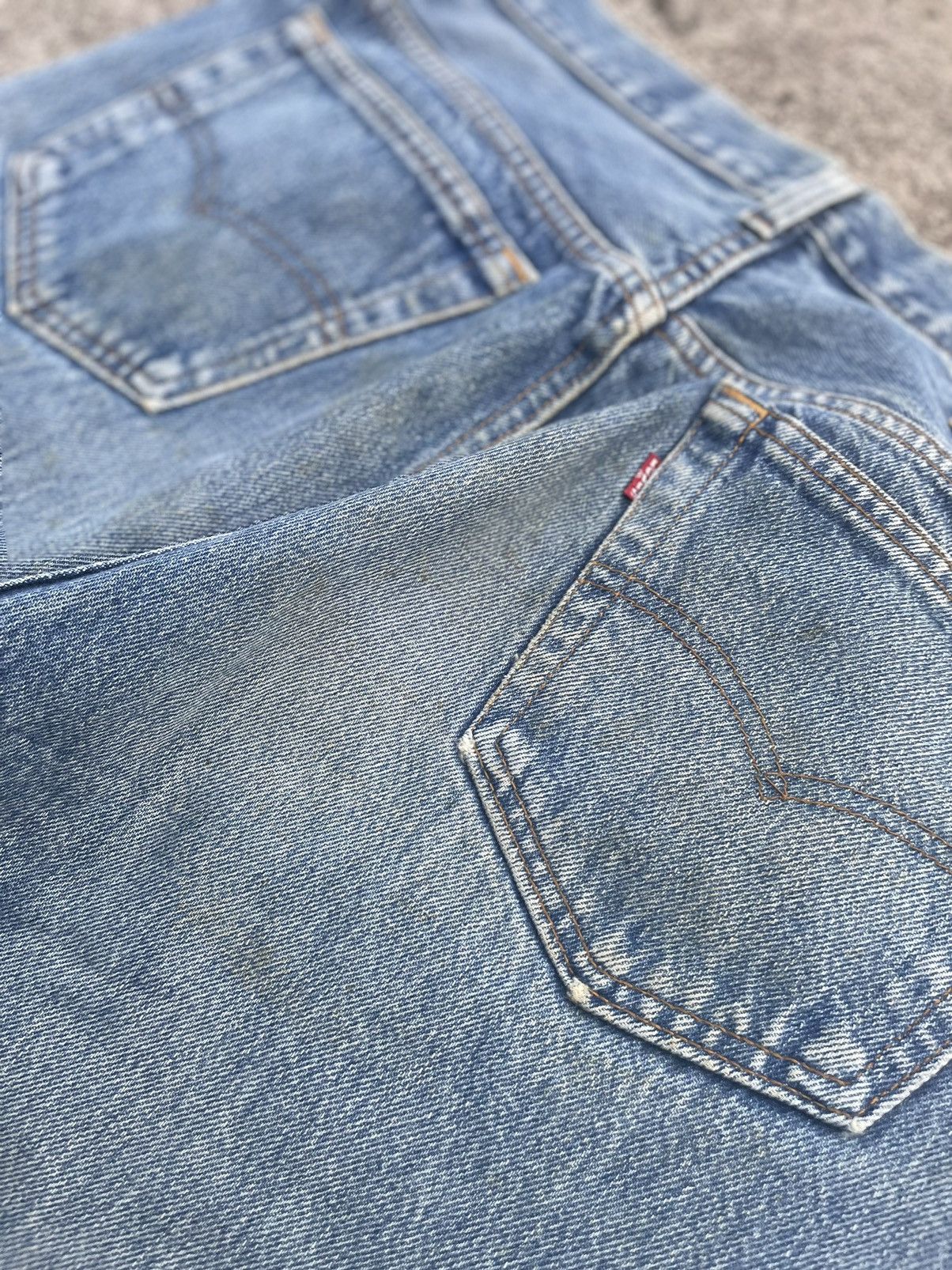 If Six Was Nine × Levi's × Vintage Vintage Levis 501 1991 USA Aging Faded Wash Denim Size US 33 - 11 Thumbnail