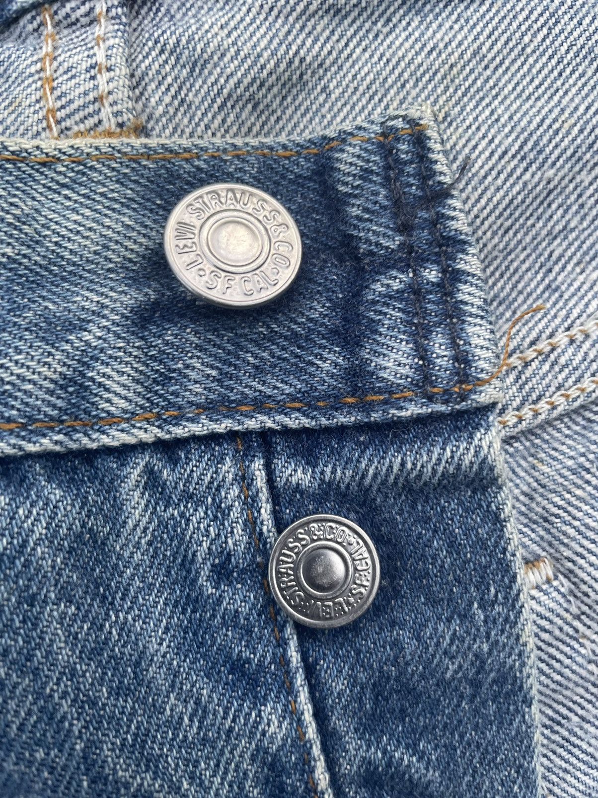 If Six Was Nine × Levi's × Vintage Vintage Levis 501 1991 USA Aging Faded Wash Denim Size US 33 - 17 Thumbnail
