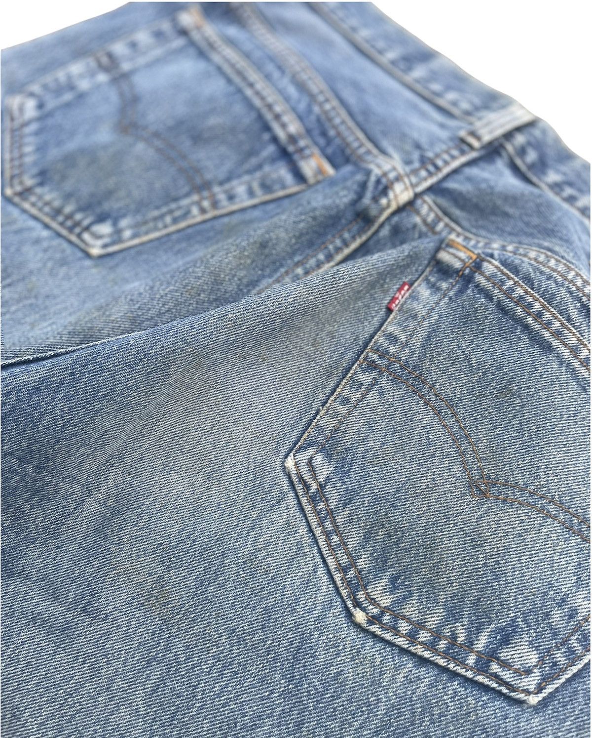 If Six Was Nine × Levi's × Vintage Vintage Levis 501 1991 USA Aging Faded Wash Denim Size US 33 - 7 Thumbnail