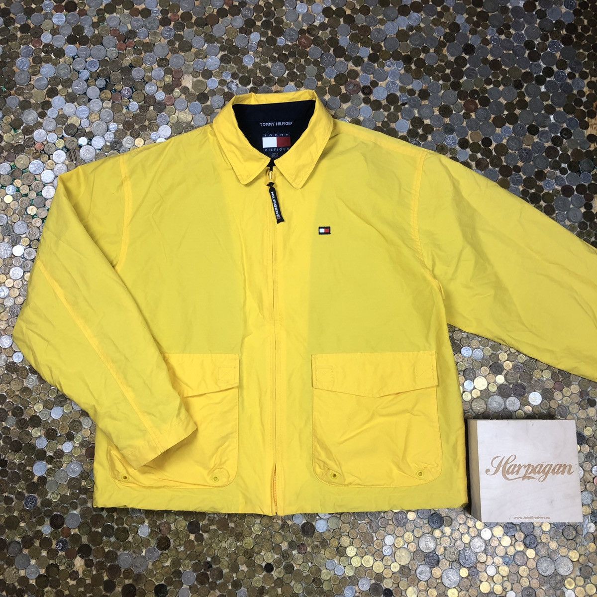 Tommy Hilfiger × Vintage Tommy Hilfiger yellow jacket Size US M / EU 48-50 / 2 - 1 Thumbnail
