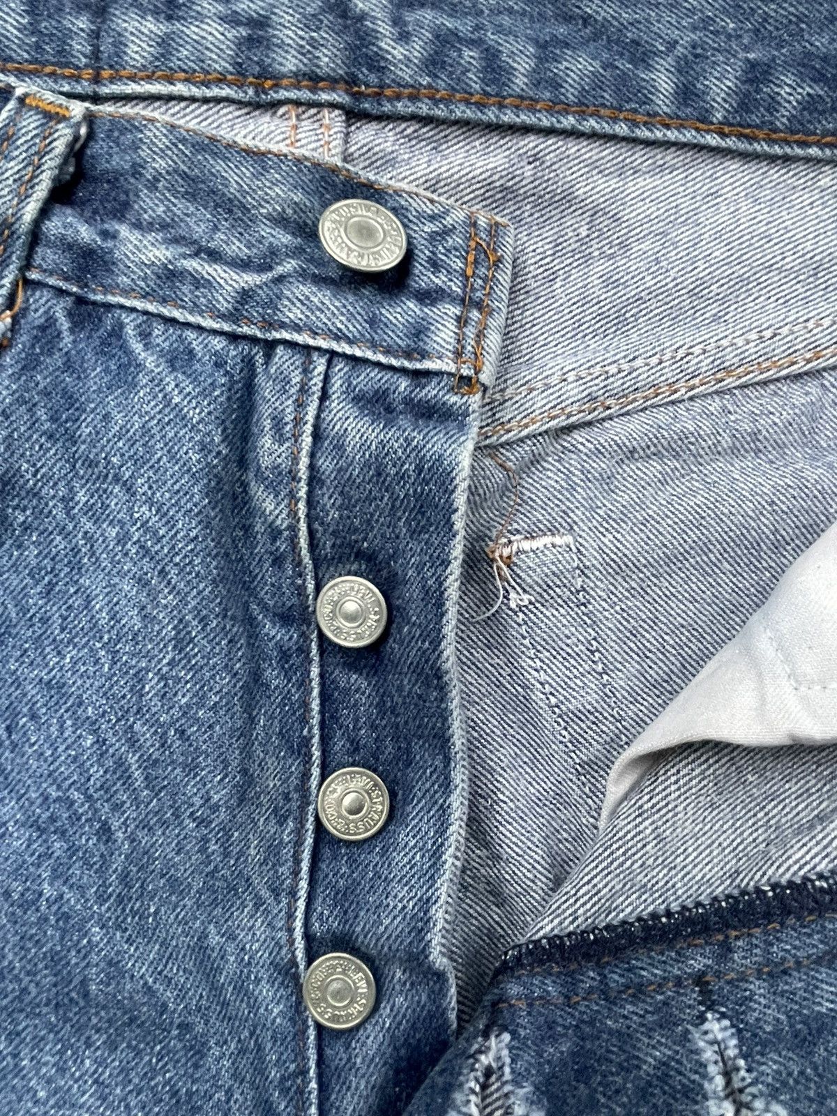 Levi's × Vintage Vintage Levi’s 501 e 1984 Usa Stone Wash Size US 28 / EU 44 - 18 Thumbnail