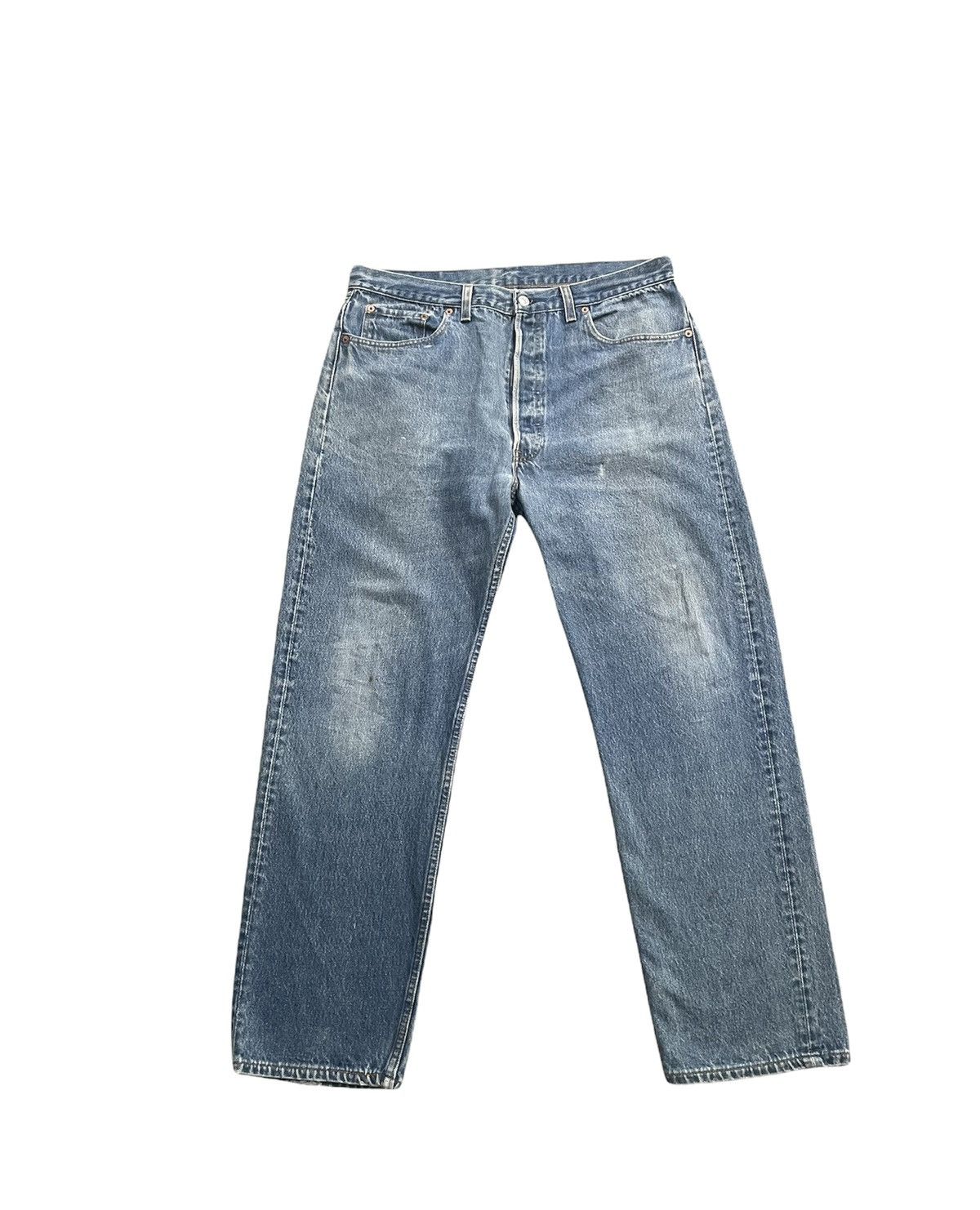 Levi's Levi’s 501 e 1995 Stone Aging Wash Size US 36 / EU 52 - 1 Thumbnail