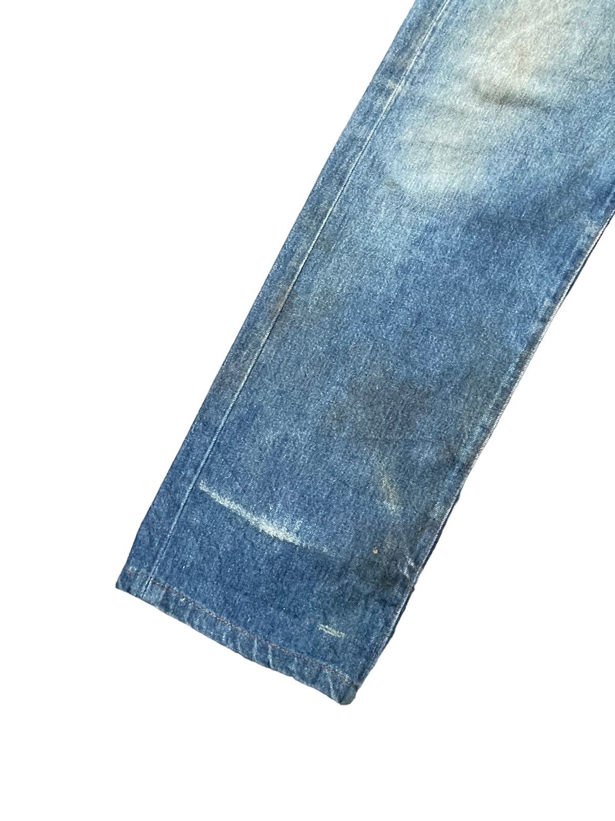 Levi's Vintage 1983 Levis 501 e Usa Faded Distresed Size US 33 - 4 Thumbnail