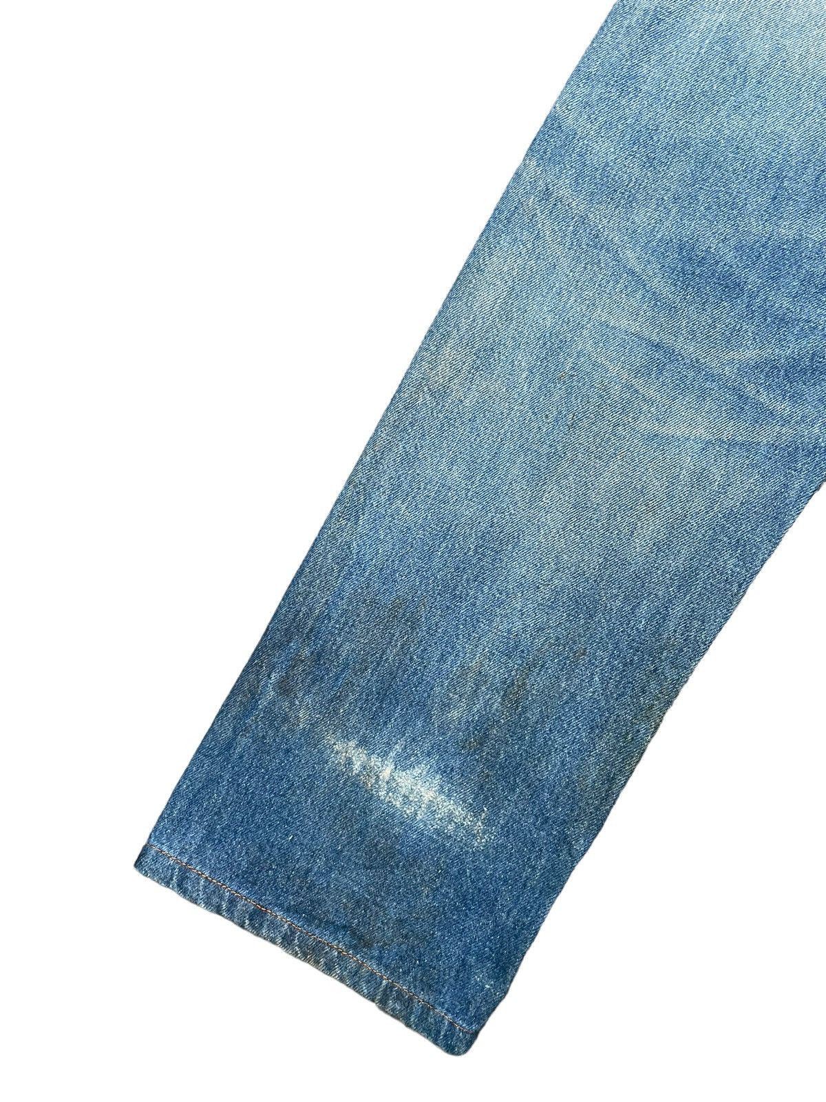 Levi's Vintage 1983 Levis 501 e Usa Faded Distresed Size US 33 - 10 Thumbnail