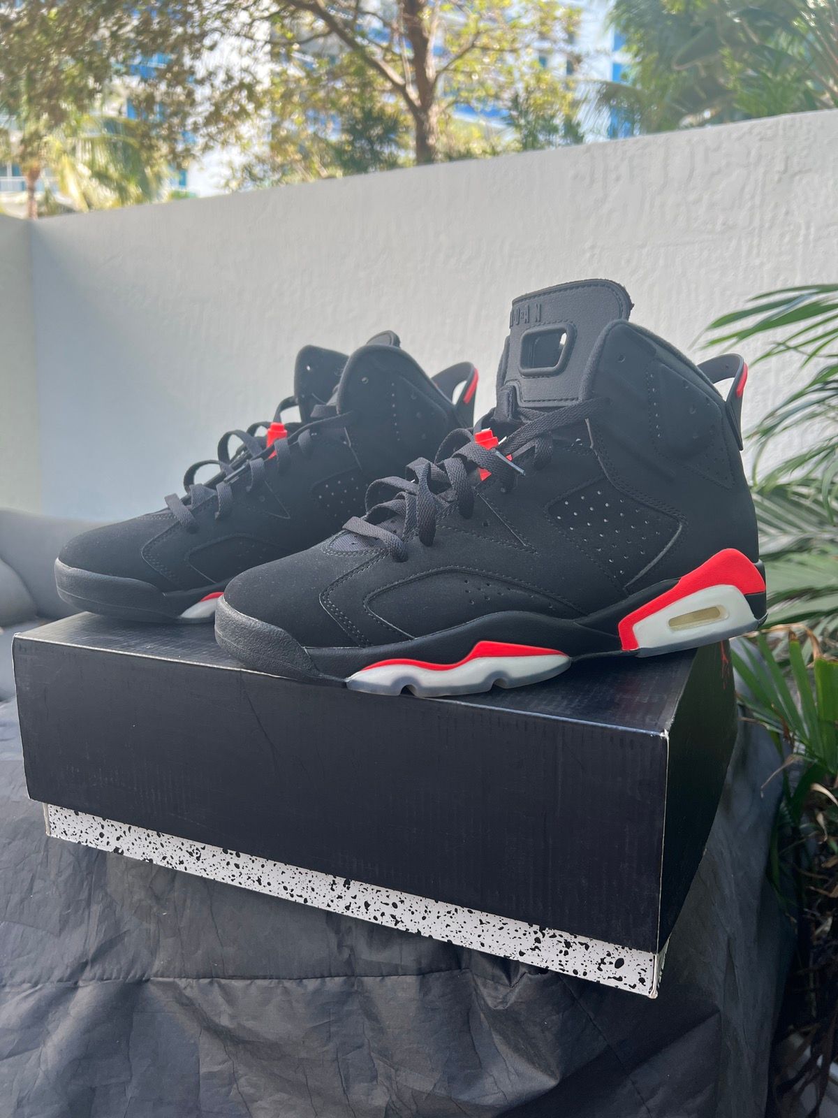 Pre-owned Jordan Nike Air Jordan Og Infd 6 2019 Shoes In Infrared Black