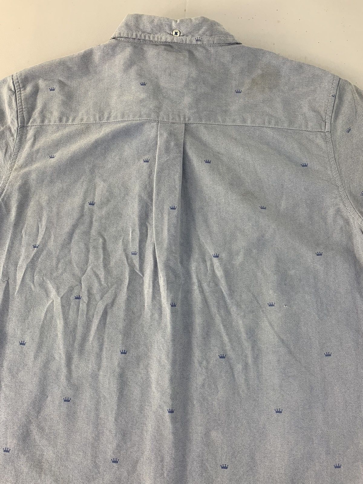 Stussy Hype Stussy Embroidered Logo Crown Single Pocket Shirt Size US M / EU 48-50 / 2 - 3 Thumbnail