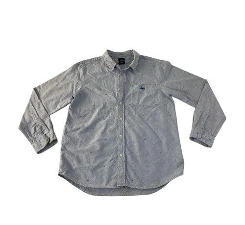 Stussy Hype Stussy Embroidered Logo Crown Single Pocket Shirt Size US M / EU 48-50 / 2 - 1 Thumbnail