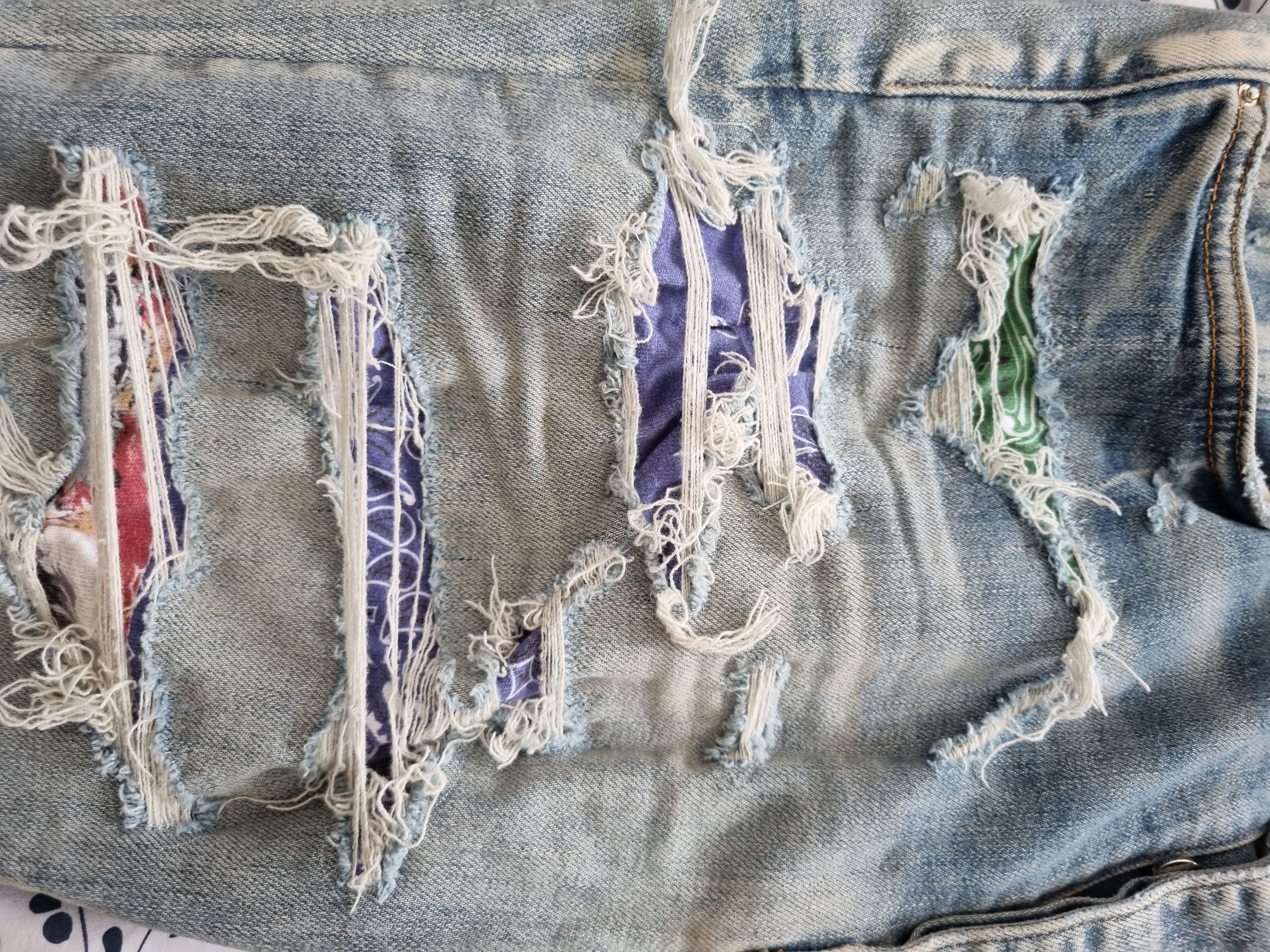 Amiri Amiri Trasher Rainbow Jeans Size US 34 / EU 50 - 5 Thumbnail