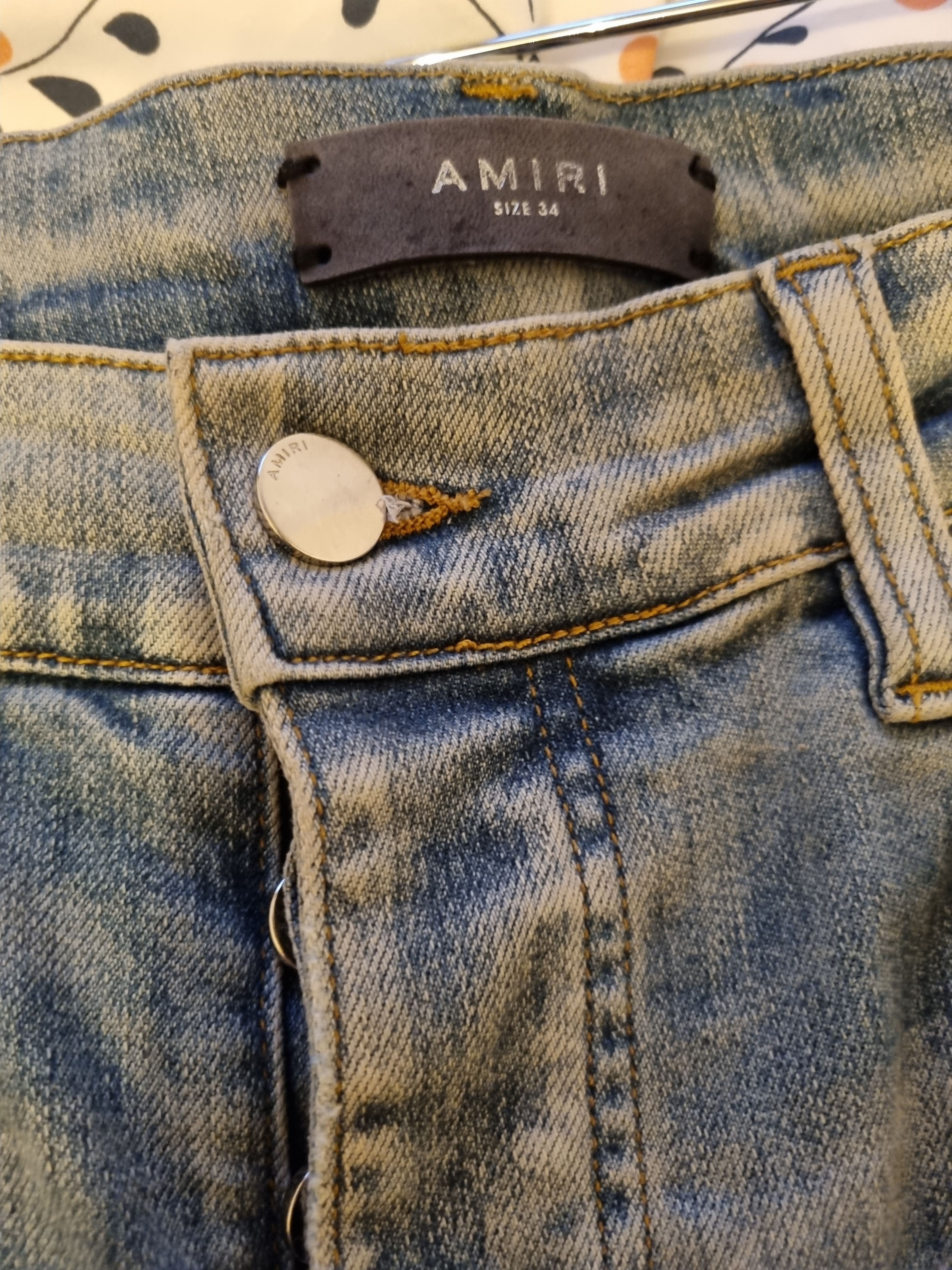 Amiri Amiri Trasher Rainbow Jeans Size US 34 / EU 50 - 10 Thumbnail