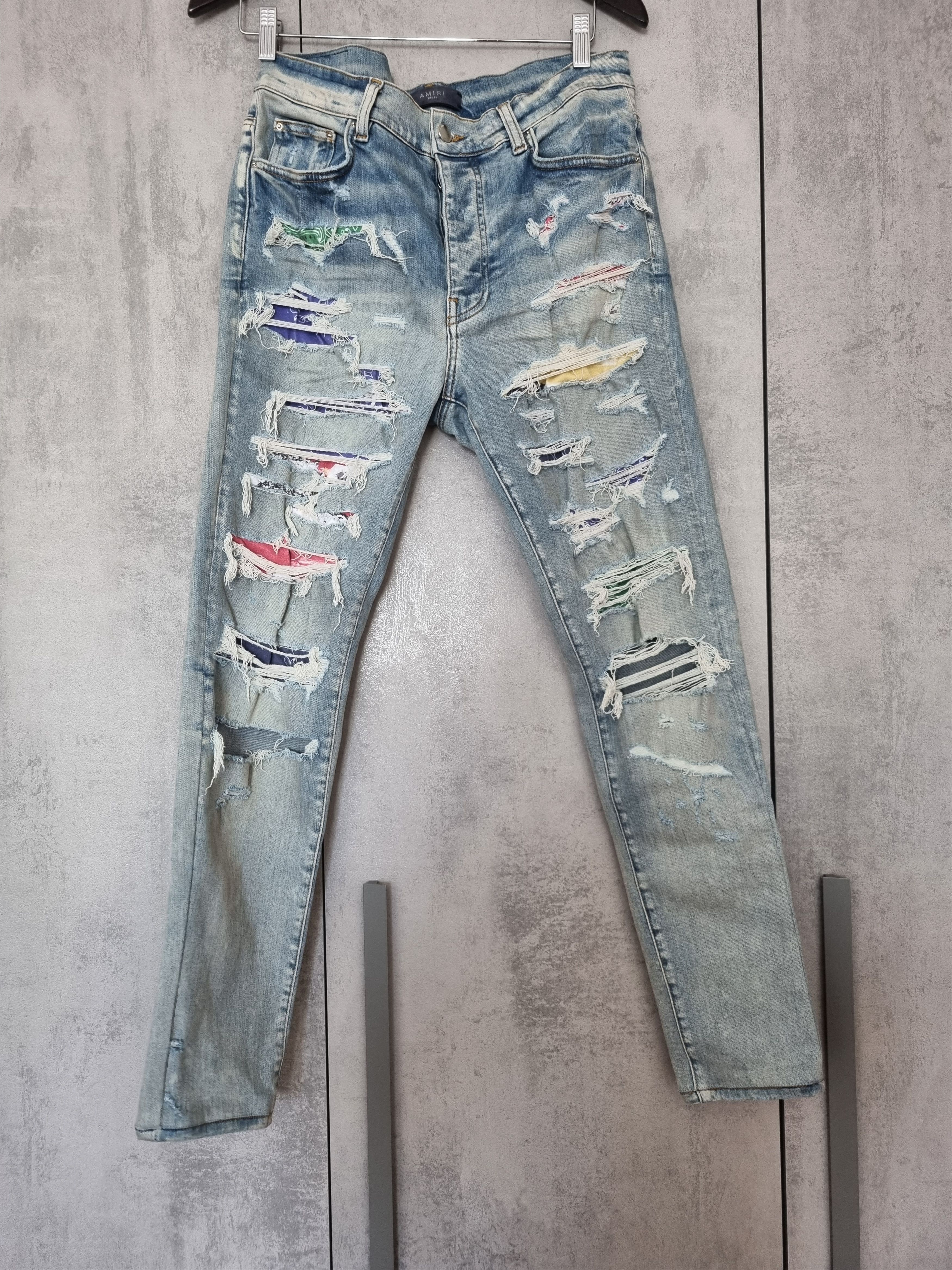 Amiri Amiri Trasher Rainbow Jeans Size US 34 / EU 50 - 1 Thumbnail