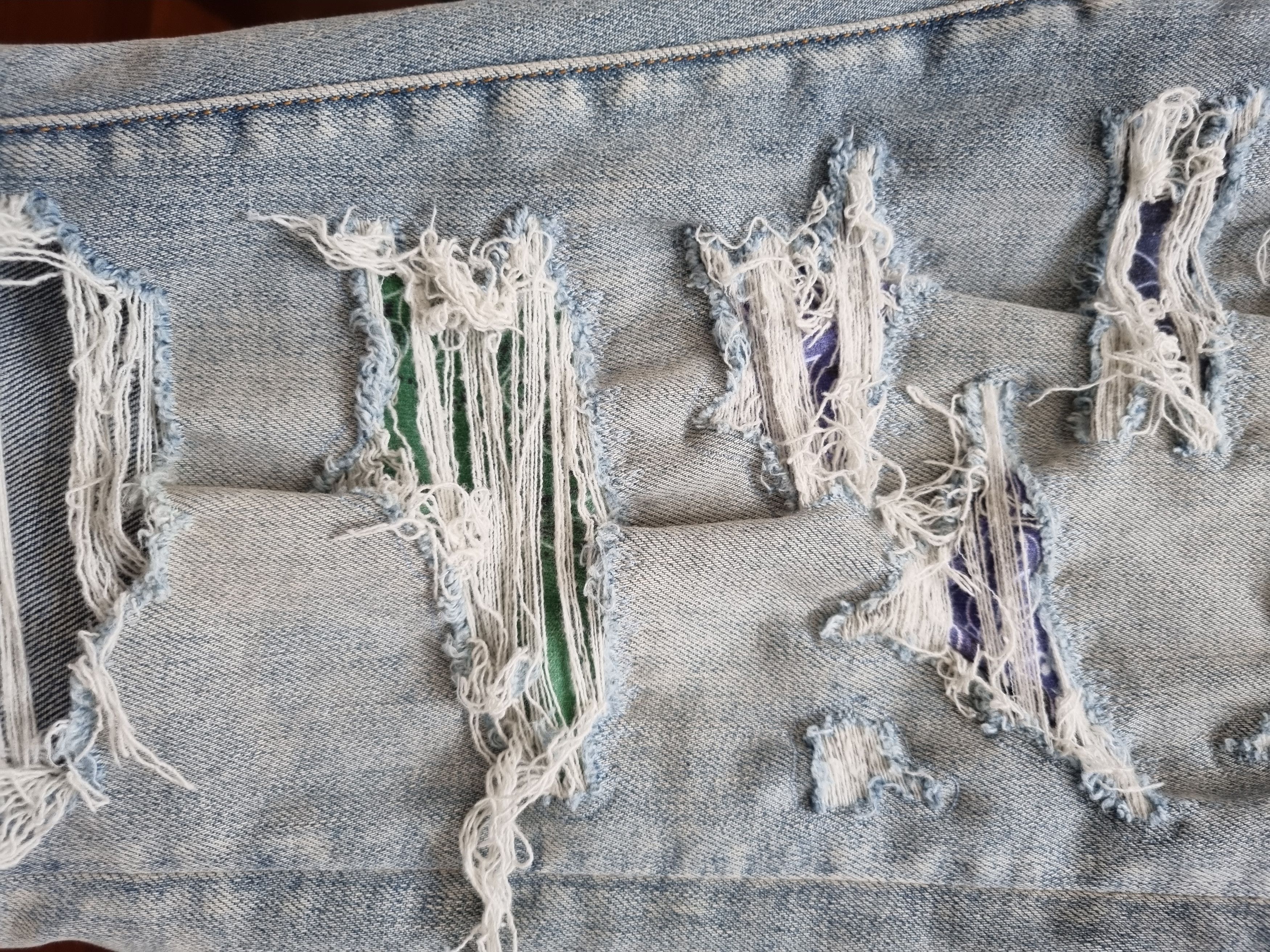 Amiri Amiri Trasher Rainbow Jeans Size US 34 / EU 50 - 2 Thumbnail