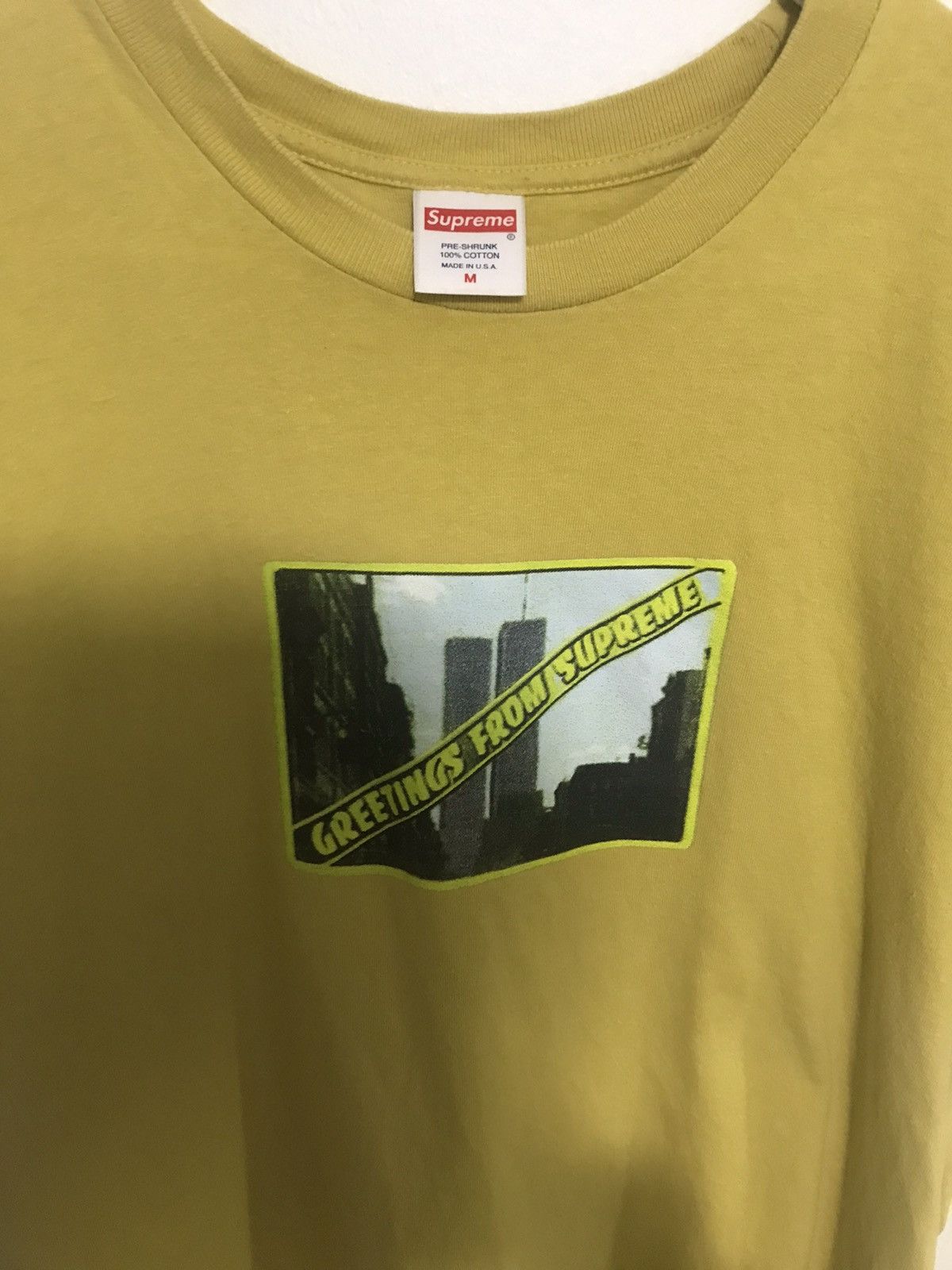 Supreme Supreme Greetings Tee Size US M / EU 48-50 / 2 - 2 Thumbnail