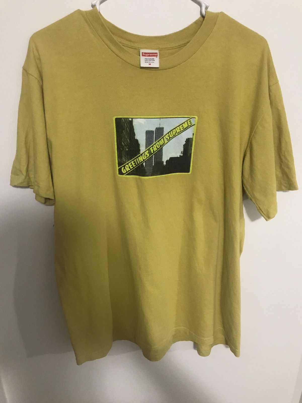 Supreme Supreme Greetings Tee Size US M / EU 48-50 / 2 - 1 Thumbnail