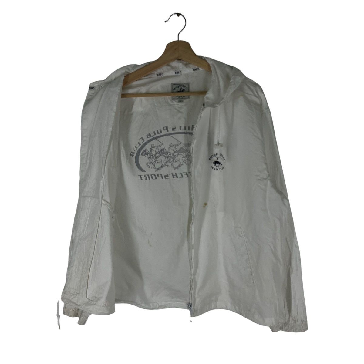 Japanese Brand VINTAGE BOMBER JACKET BEVERLY HILLS POLO CLUB BIG LOGO Size US L / EU 52-54 / 3 - 5 Thumbnail