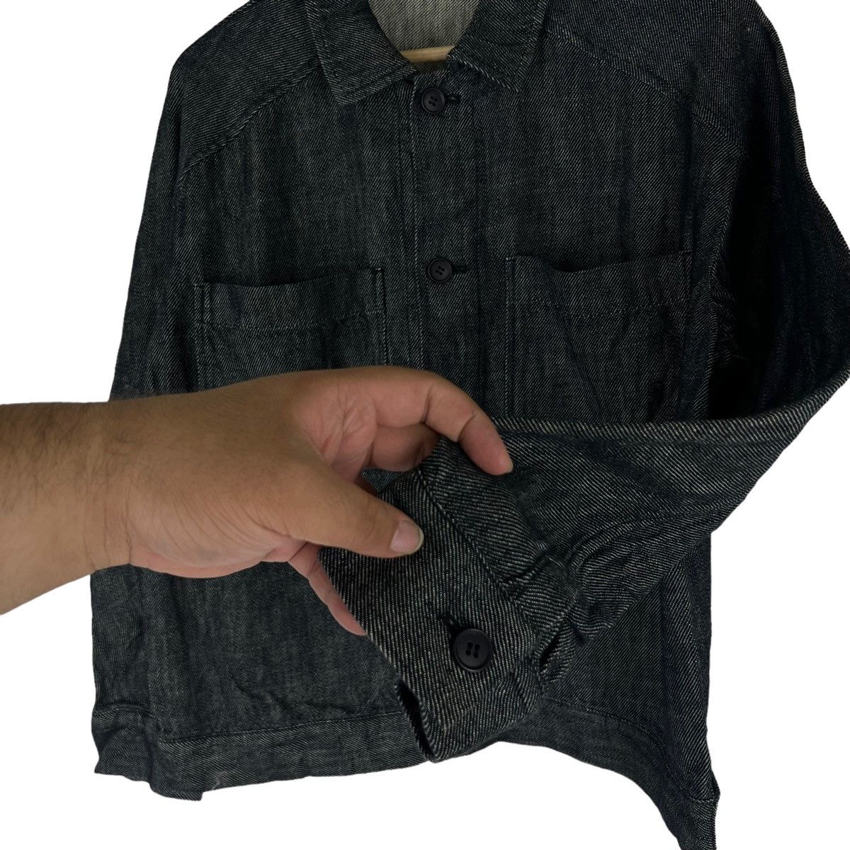 Issey Miyake VINTAGE DENIM JACKET PLANTATION ISSEY MIYAKE JAPAN MADE Size US M / EU 48-50 / 2 - 4 Thumbnail