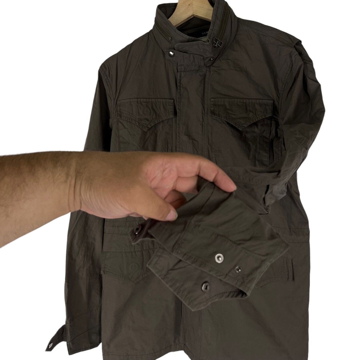 Japanese Brand VINTAGE SURVIVAL JACKET MULTI POCKET CARGO HAMNETT JAPAN Size US L / EU 52-54 / 3 - 4 Thumbnail