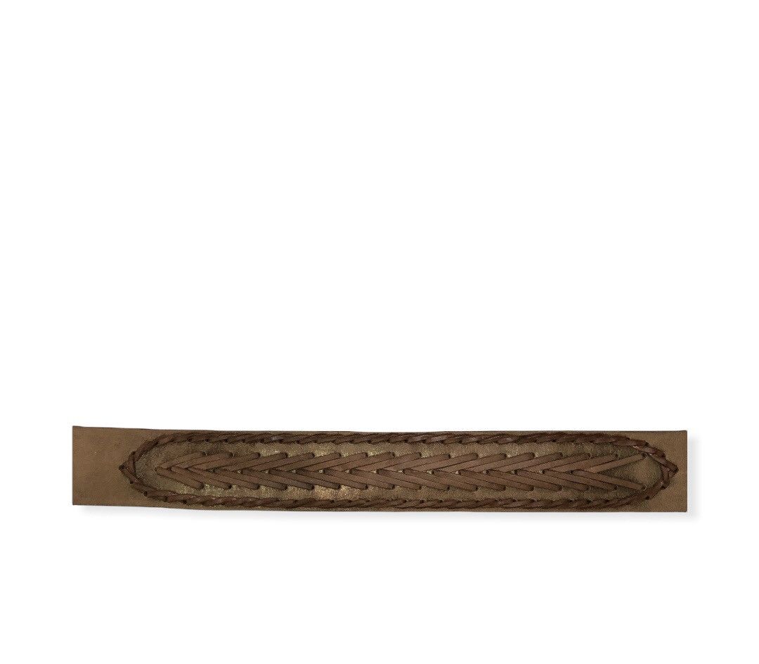 Calvin Klein × Leather × Other Vintage Calvin Klein American Native Leather Buckle Belts Size ONE SIZE - 4 Thumbnail