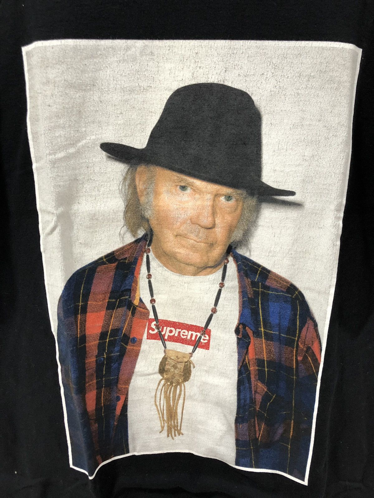 Supreme SS15 Neil Young Photo Tee Black Size US M / EU 48-50 / 2 - 2 Thumbnail