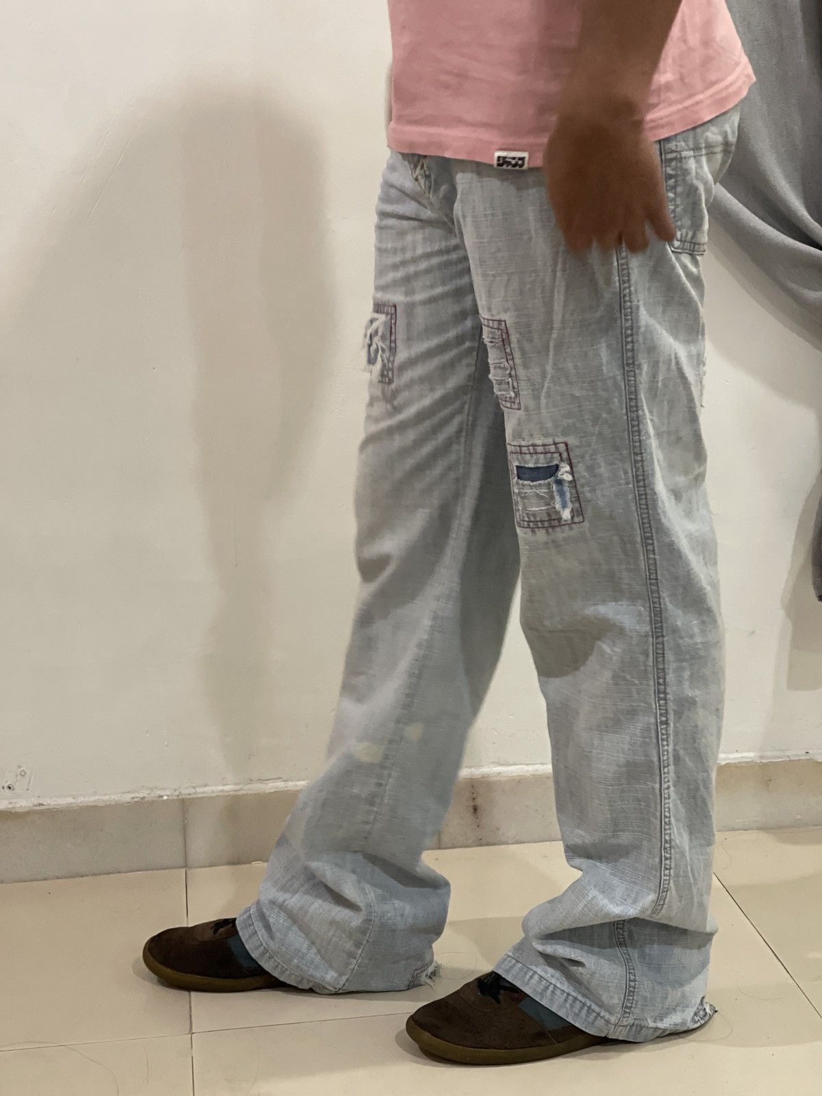 Japanese Brand 🔥FLARE JEANS BOOTCUT JAPANESE BRAND KAPITAL Size 32" / US 10 / IT 46 - 2 Thumbnail
