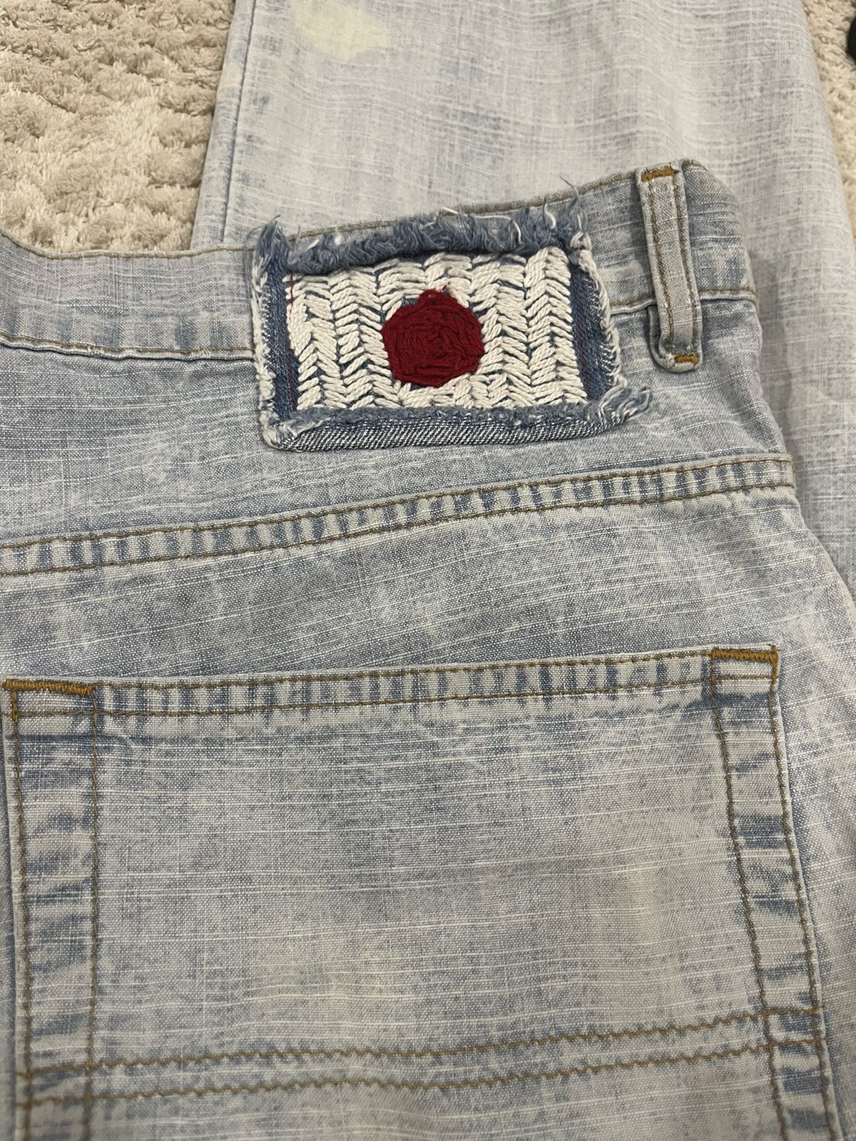 Japanese Brand 🔥FLARE JEANS BOOTCUT JAPANESE BRAND KAPITAL Size 32" / US 10 / IT 46 - 6 Thumbnail