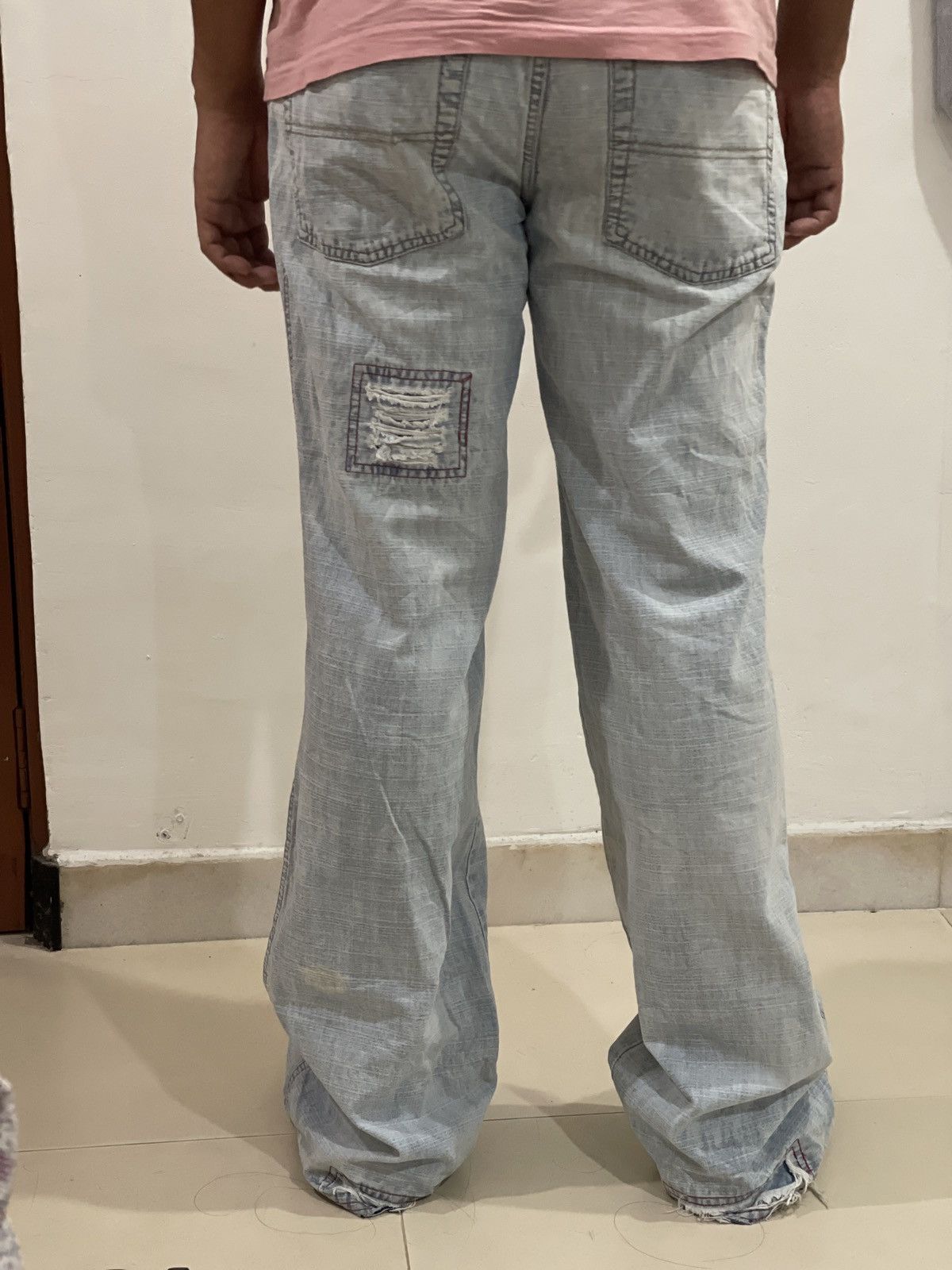 Japanese Brand 🔥FLARE JEANS BOOTCUT JAPANESE BRAND KAPITAL Size 32" / US 10 / IT 46 - 3 Thumbnail