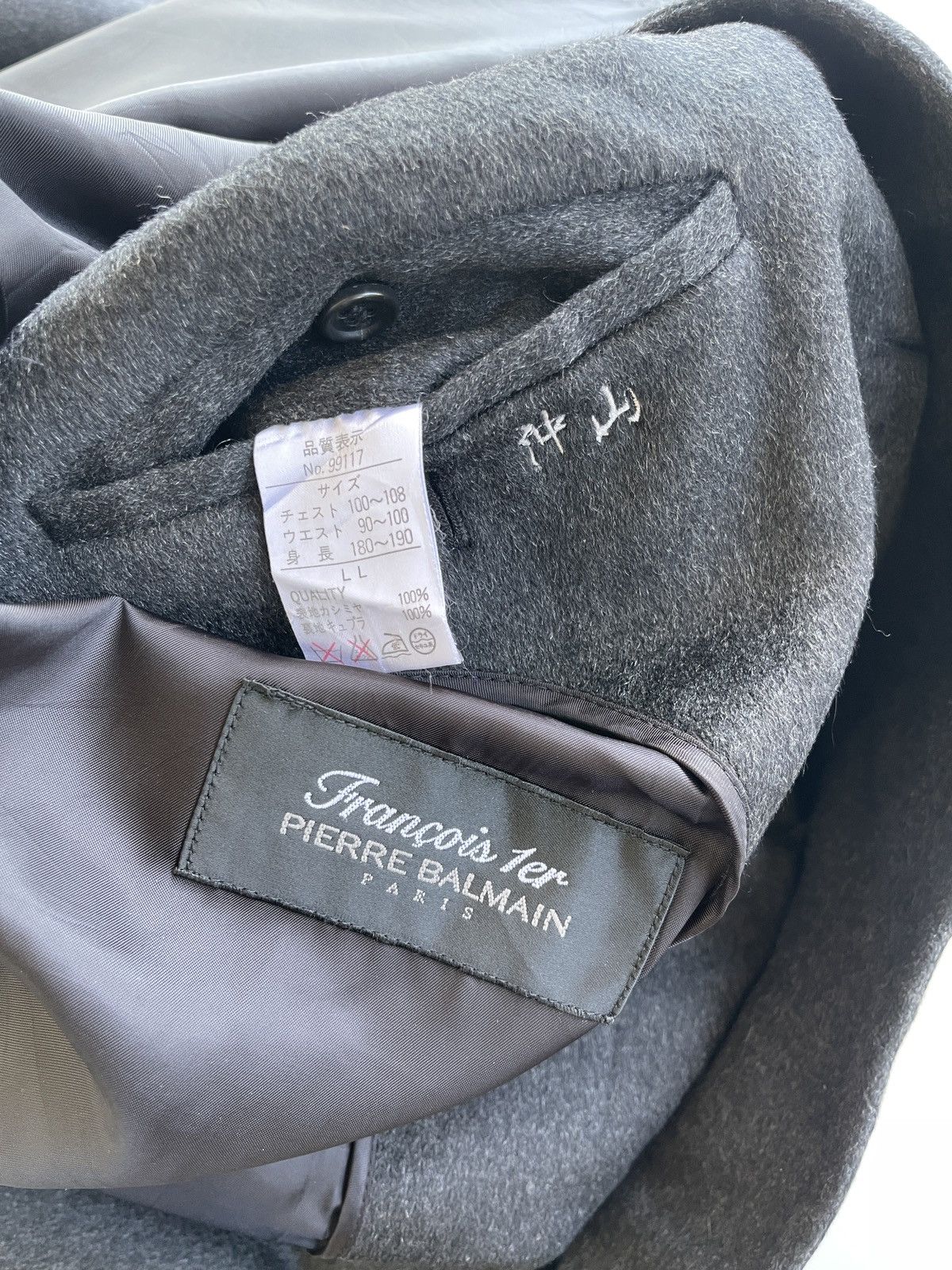 Pierre Balmain Pierre Balmain Cashmere Overcoat Size US L / EU 52-54 / 3 - 4 Thumbnail