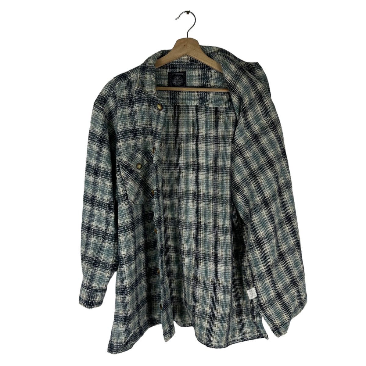 Flannel VINTAGE FLANNEL JACKET TARTAN DESIGN INSPIRED ISSEY MIYAKE Size US M / EU 48-50 / 2 - 7 Thumbnail